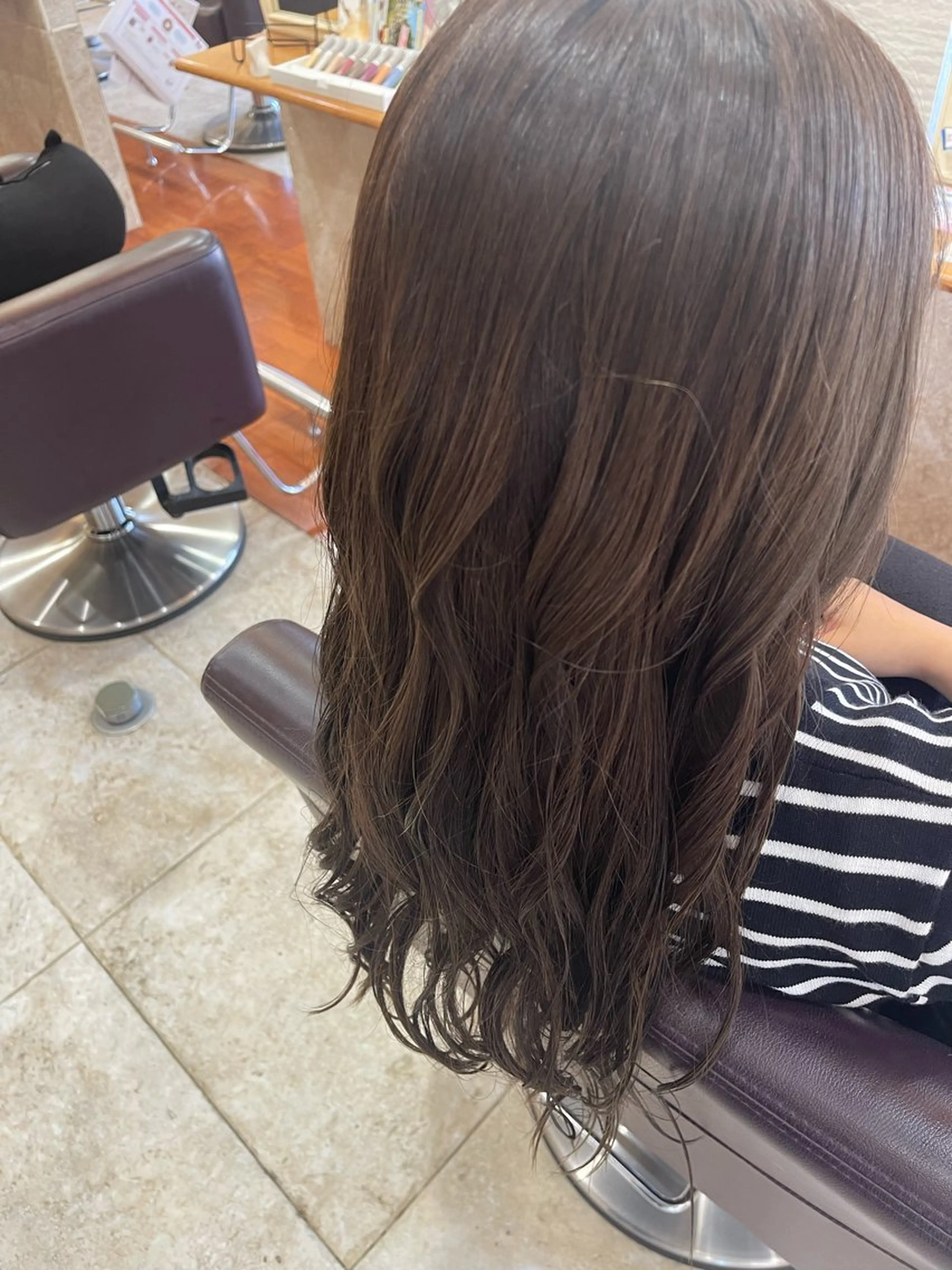 ロング ヘアカラー VENIRE古川店所属・端野七海 縮毛矯正のヘアスタイル