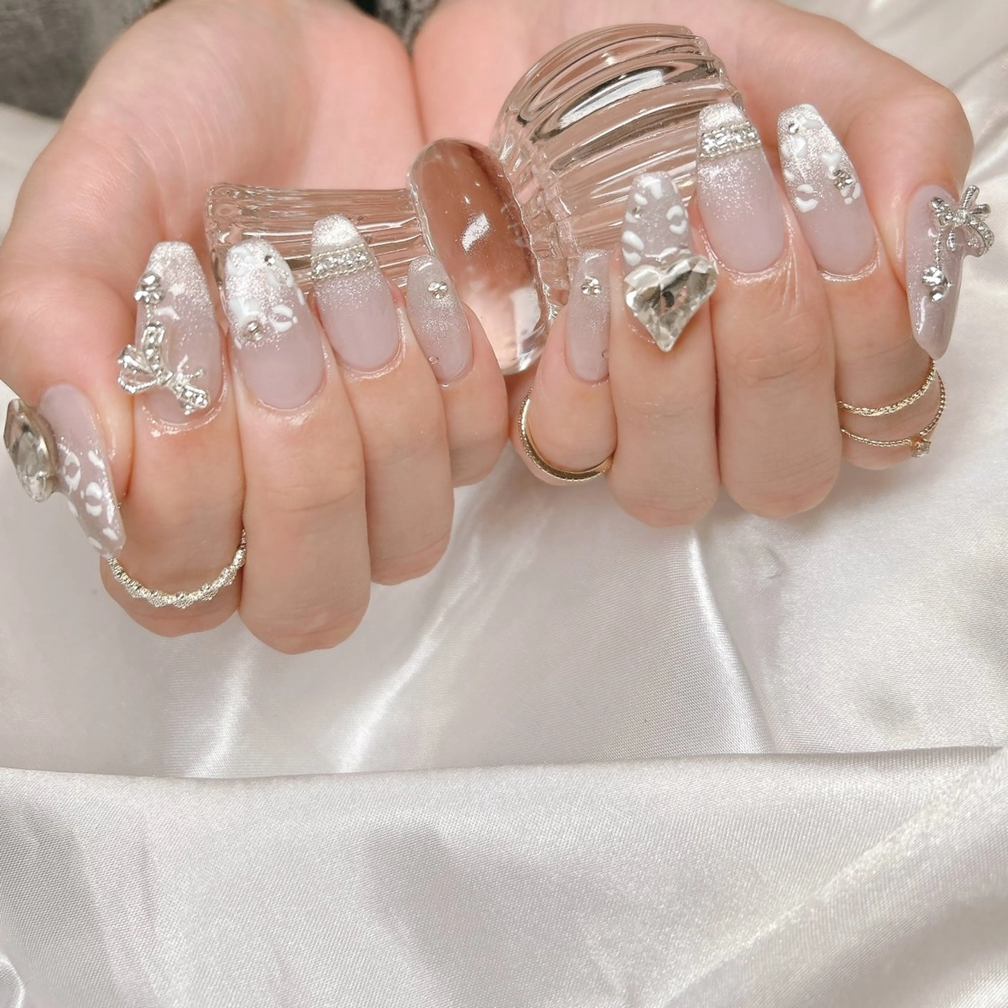 ネイル マグネットネイル ハンドネイル junna ちょい個性派ネイルのネイルデザイン