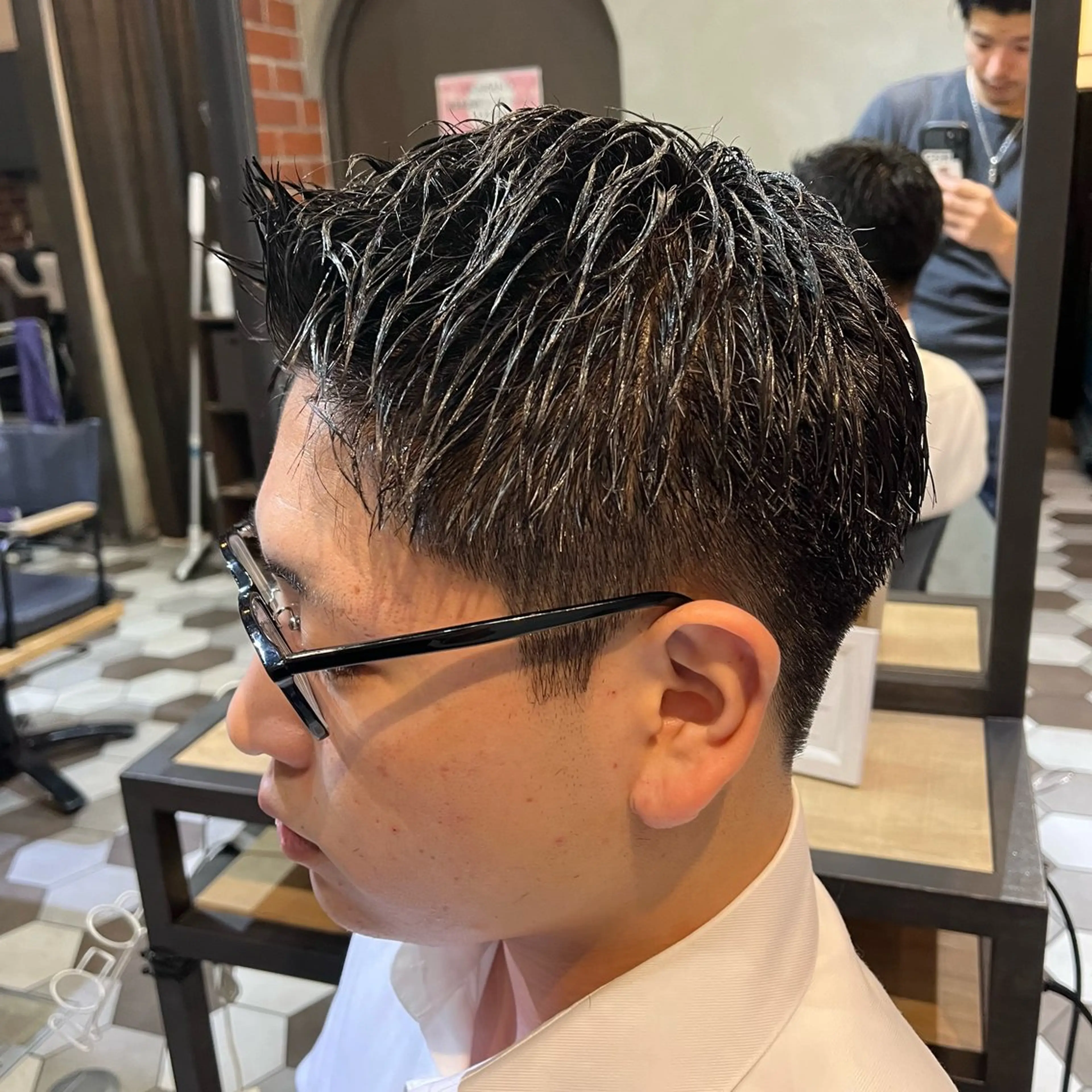 ショート パーマ メンズ 梅田/メンズ専門 ／加地光尊のヘアスタイル