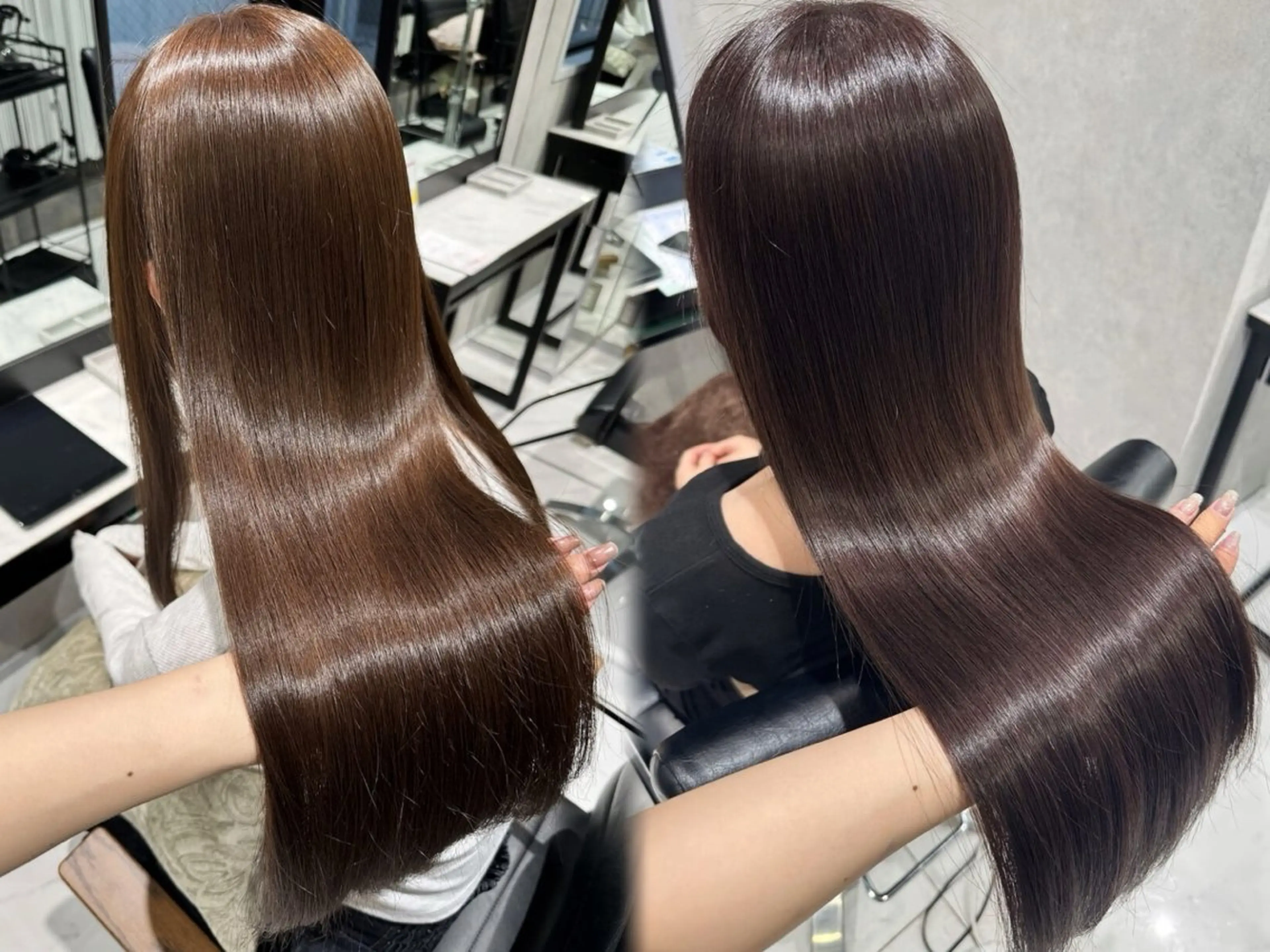 ロング 髪質改善/ 艶髪/アイブロウ/晴のヘアスタイル