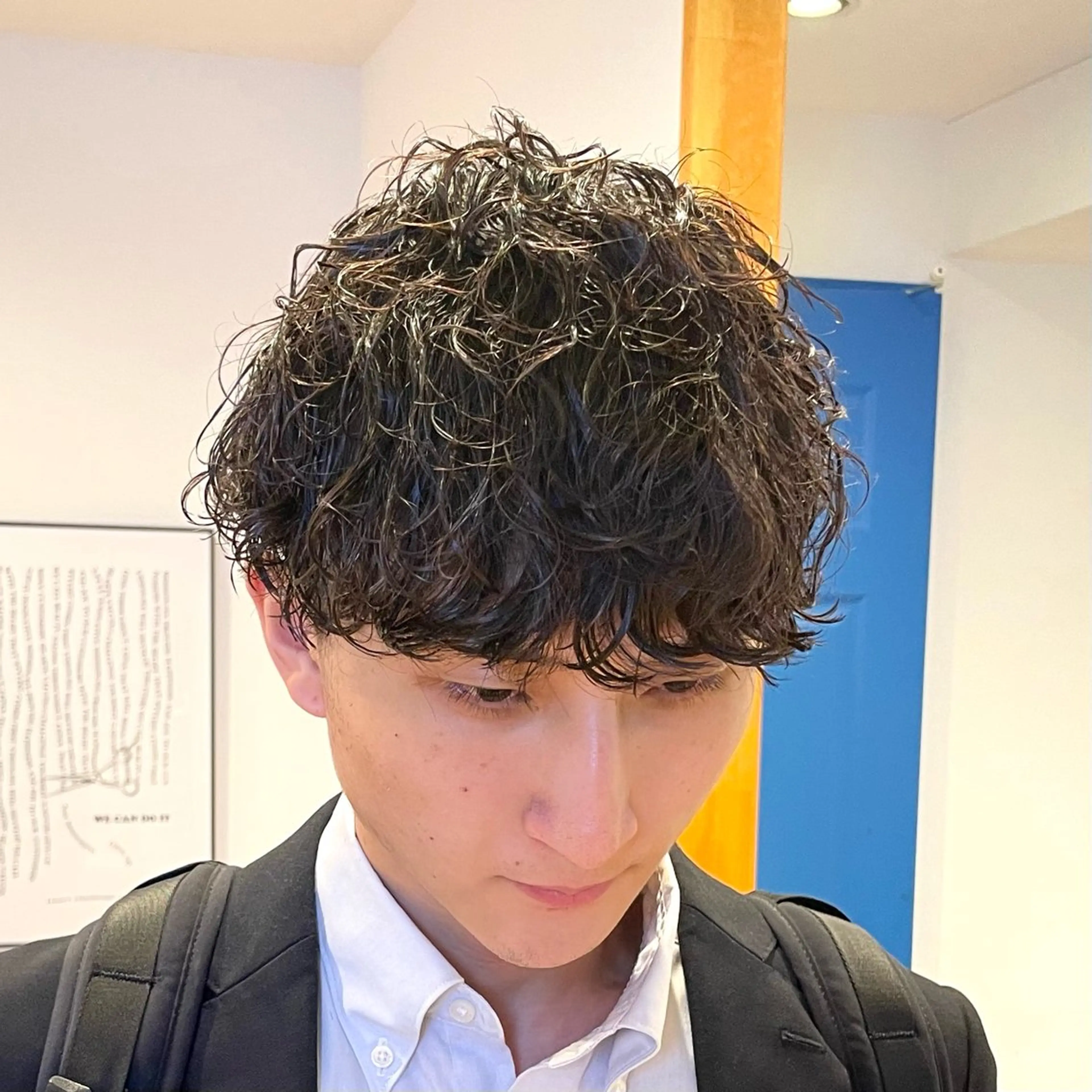 メンズ メンズパーマ カット パーマ トリートメント Aguhairponte所属・メンズ 特化・川田のヘアスタイル