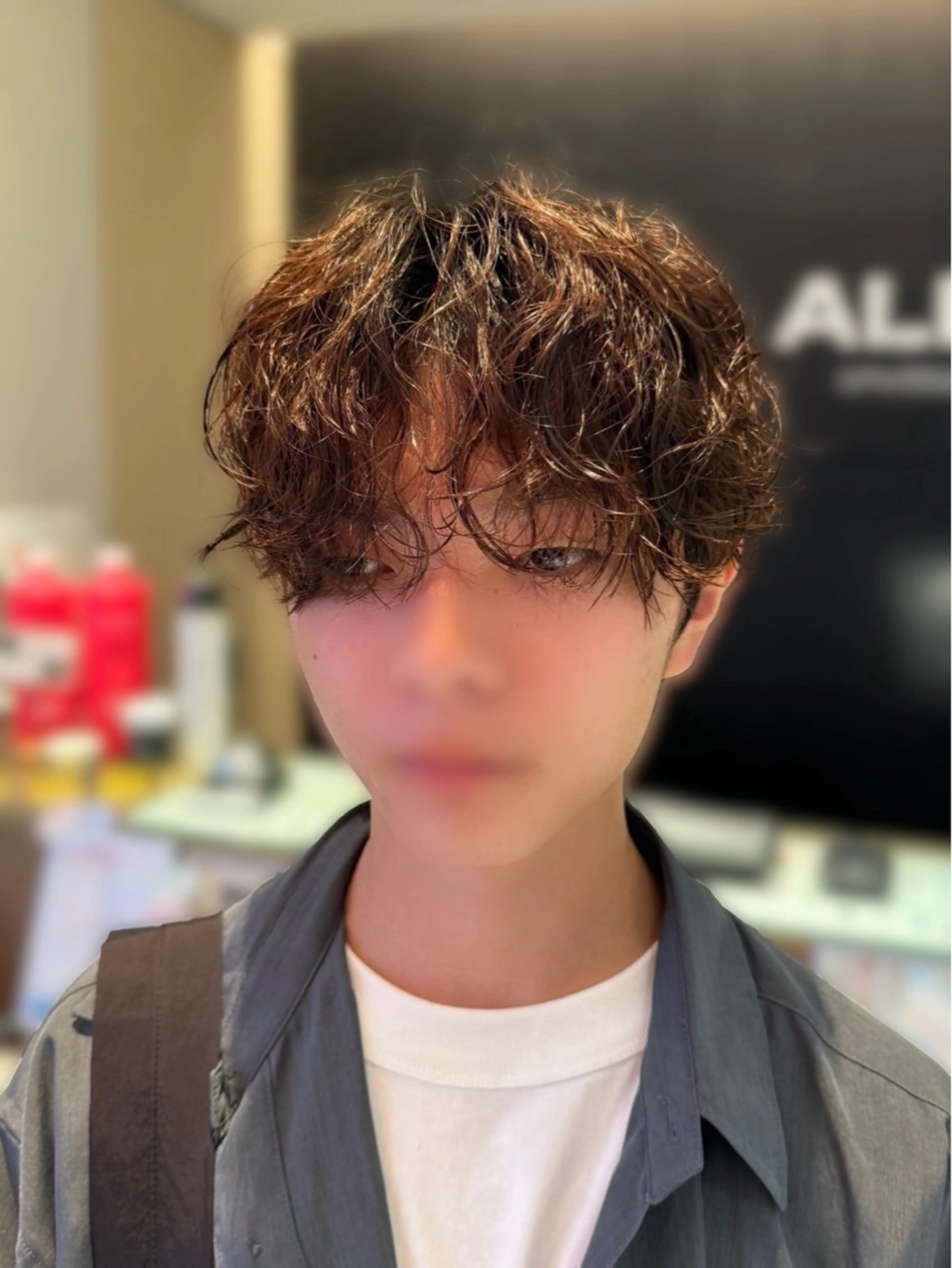 ショート メンズ YUKI🇰🇷 カルマ／ダウンパーマのヘアスタイル