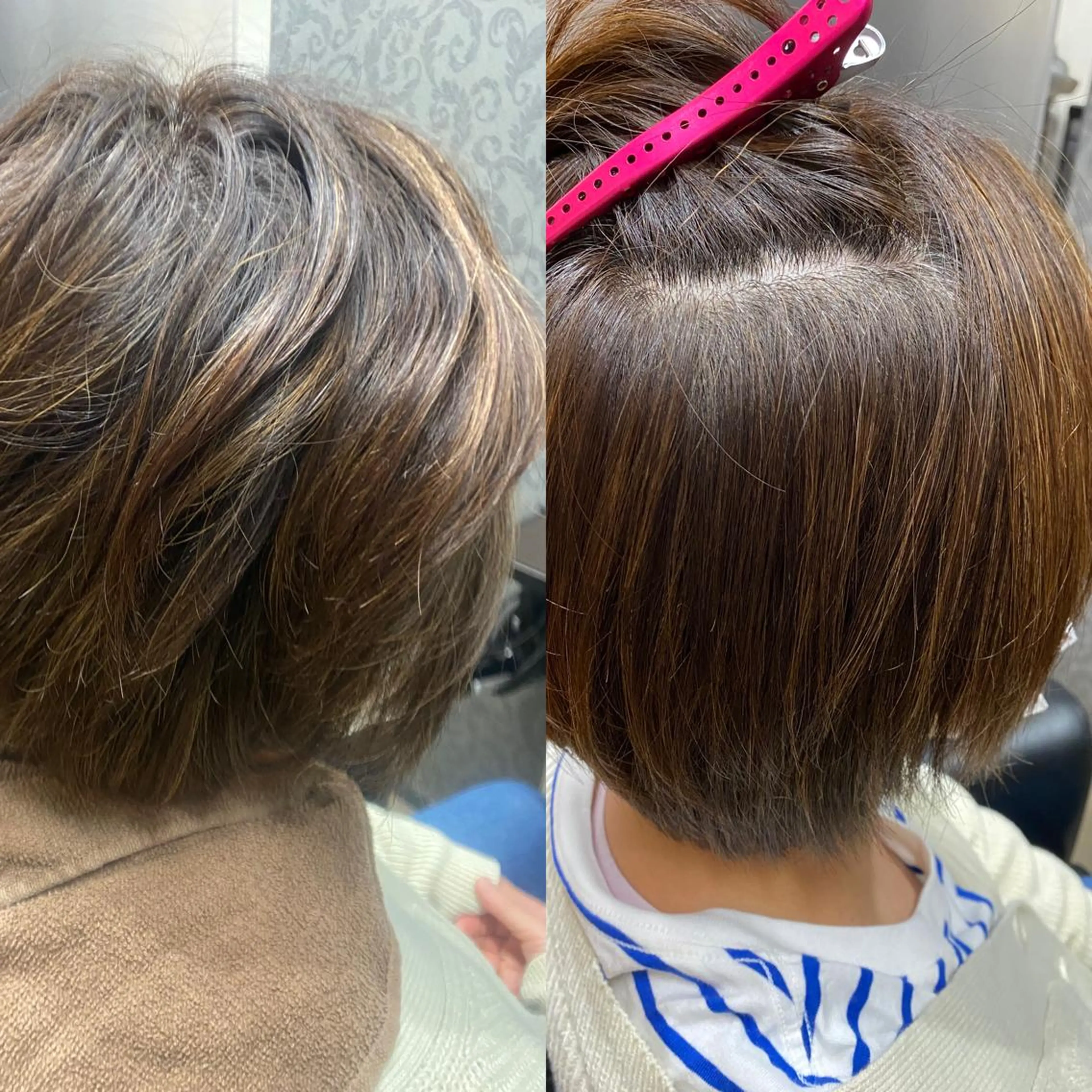 ショート 縮毛矯正 萩原 あんのヘアスタイル