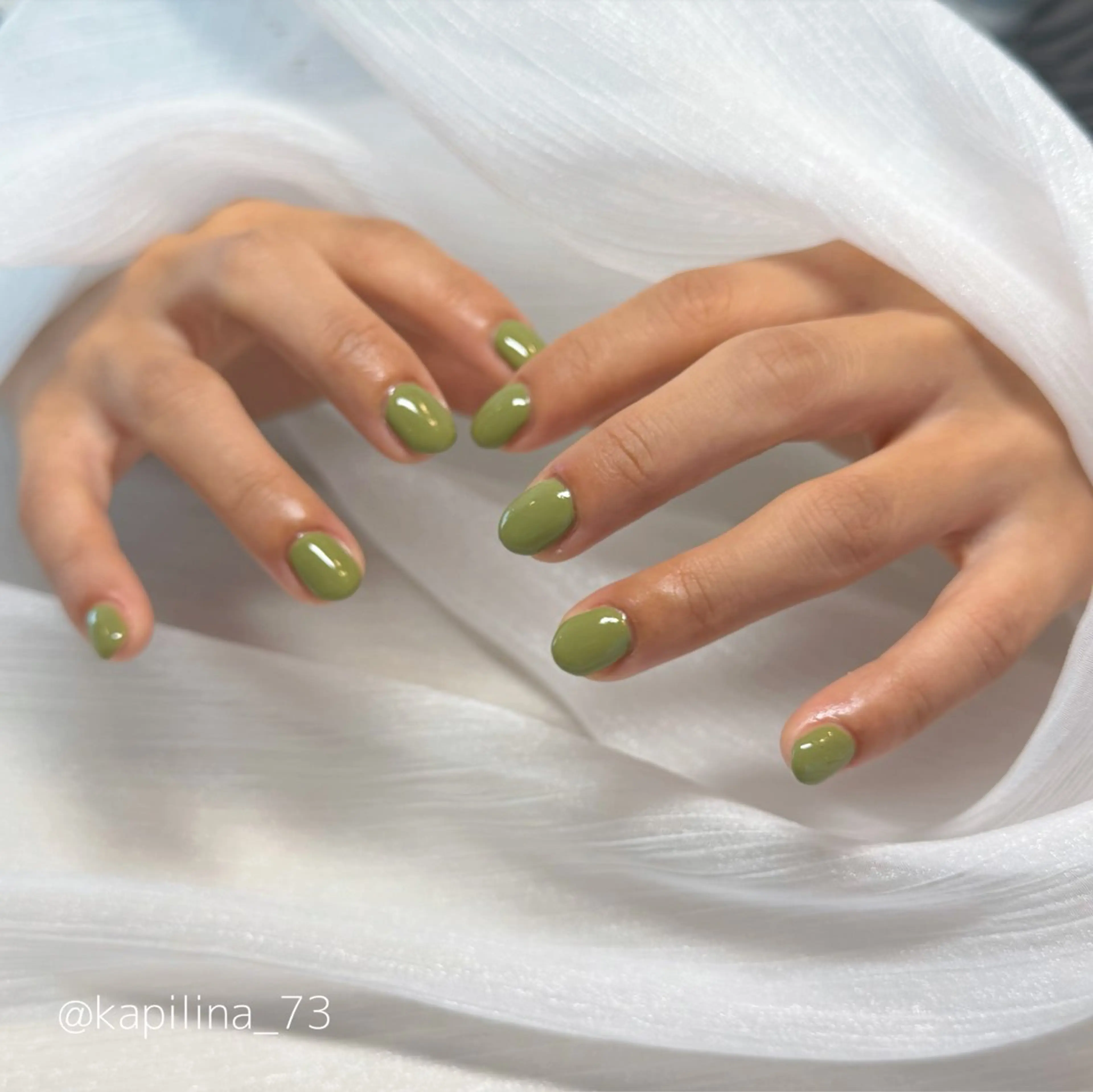 ネイル ワンカラーネイル ハンドネイル Nailsalon Ka pilina所属・Kapilina🌺 MOMOのネイルデザイン