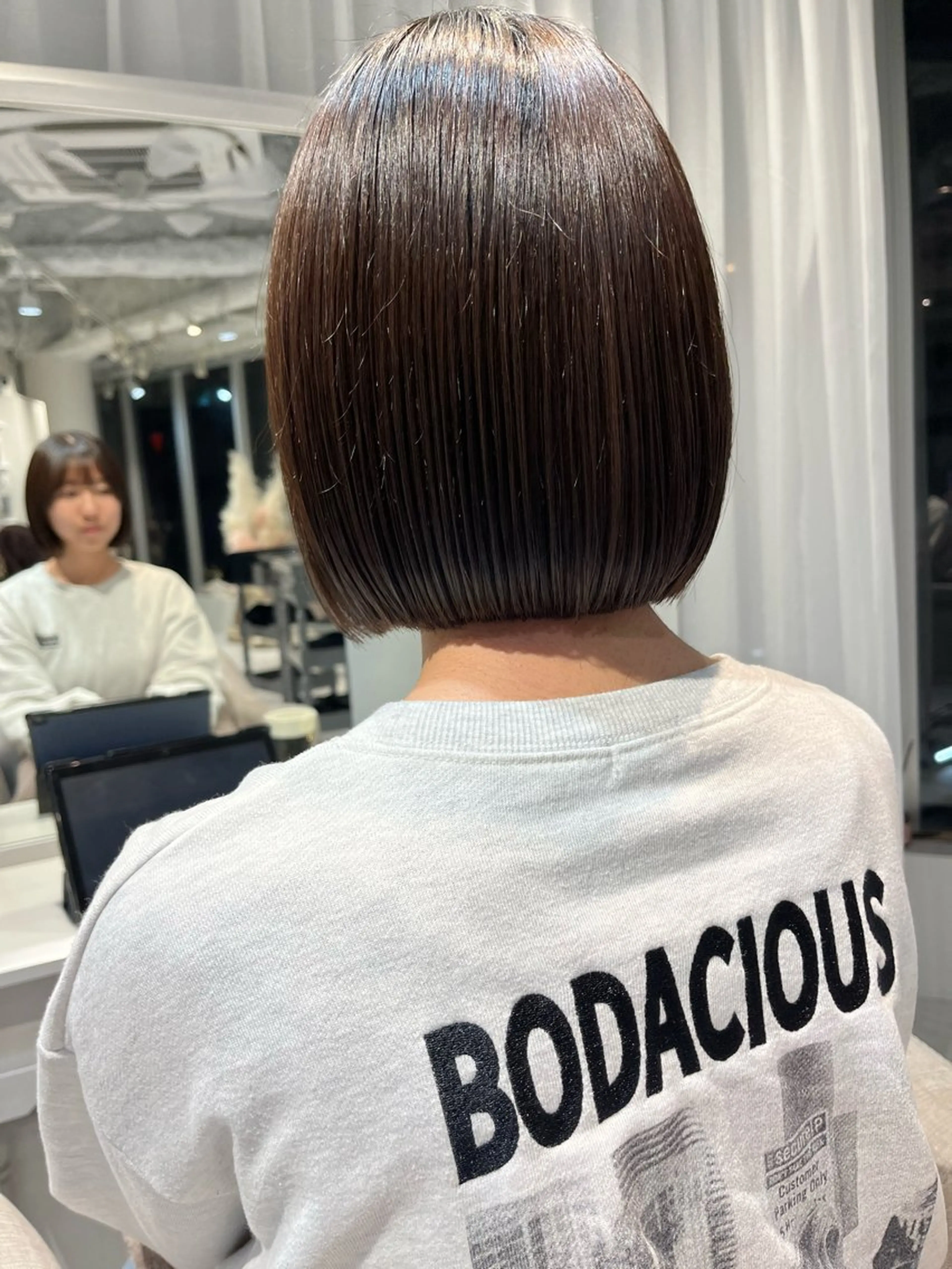 ミディアム ボブ ボブ/レイヤー/ 茉莉花のヘアスタイル