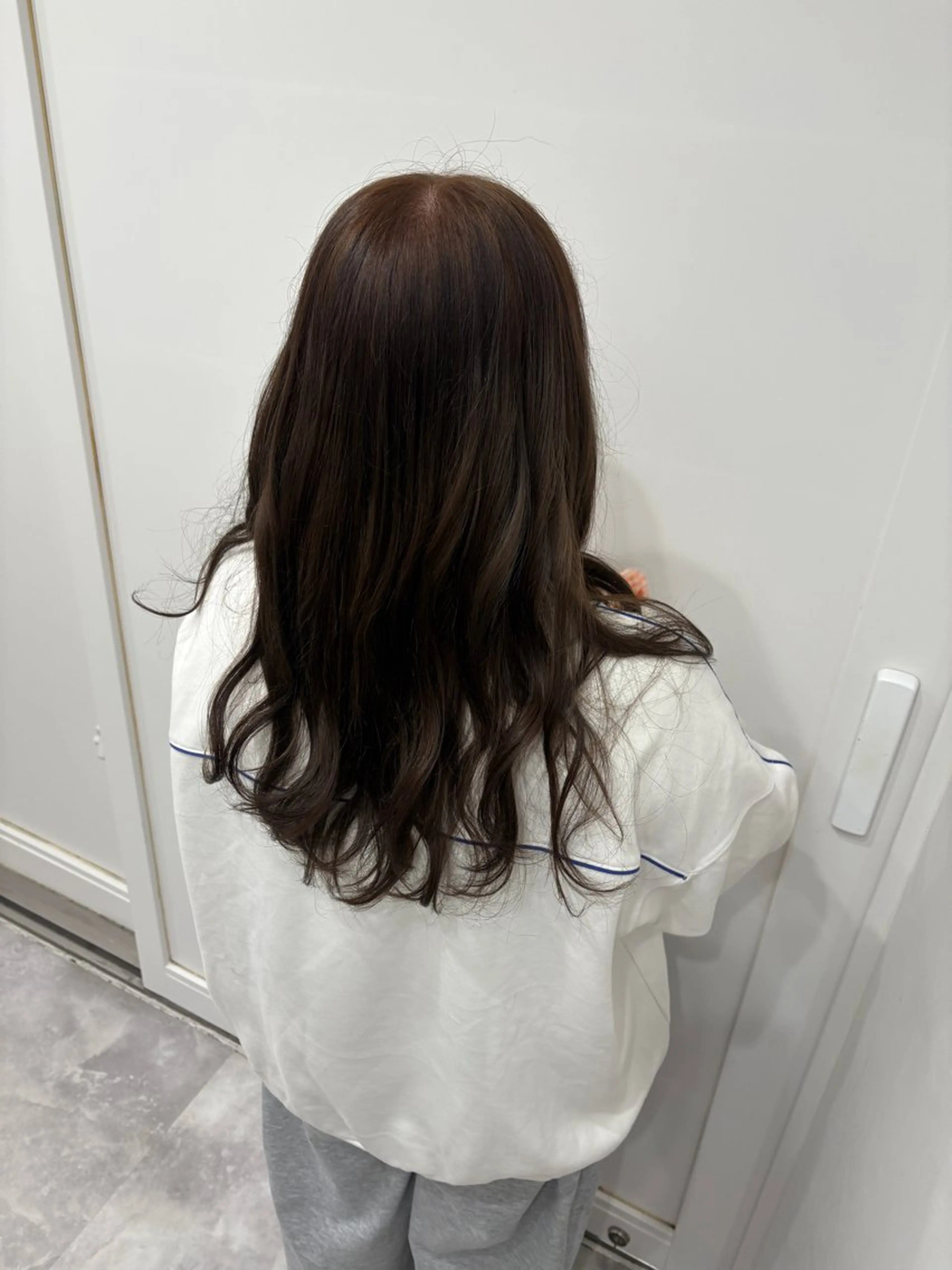 ロング カラー 透明感カラー オレンジ @artina ⭐️KAHO⭐️のヘアスタイル