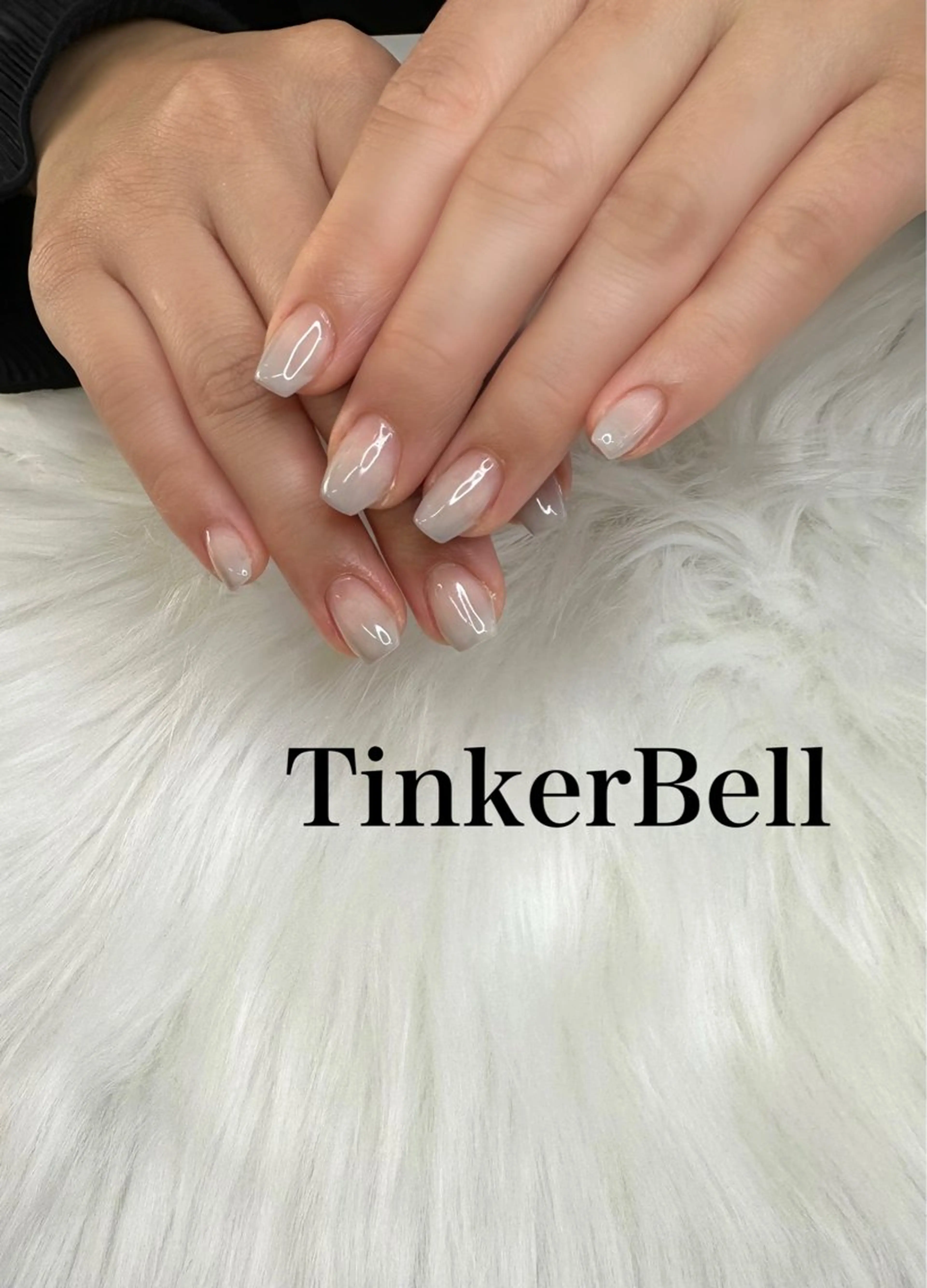 ネイル グラデーション ハンドネイル Tinker Bellのネイルデザイン