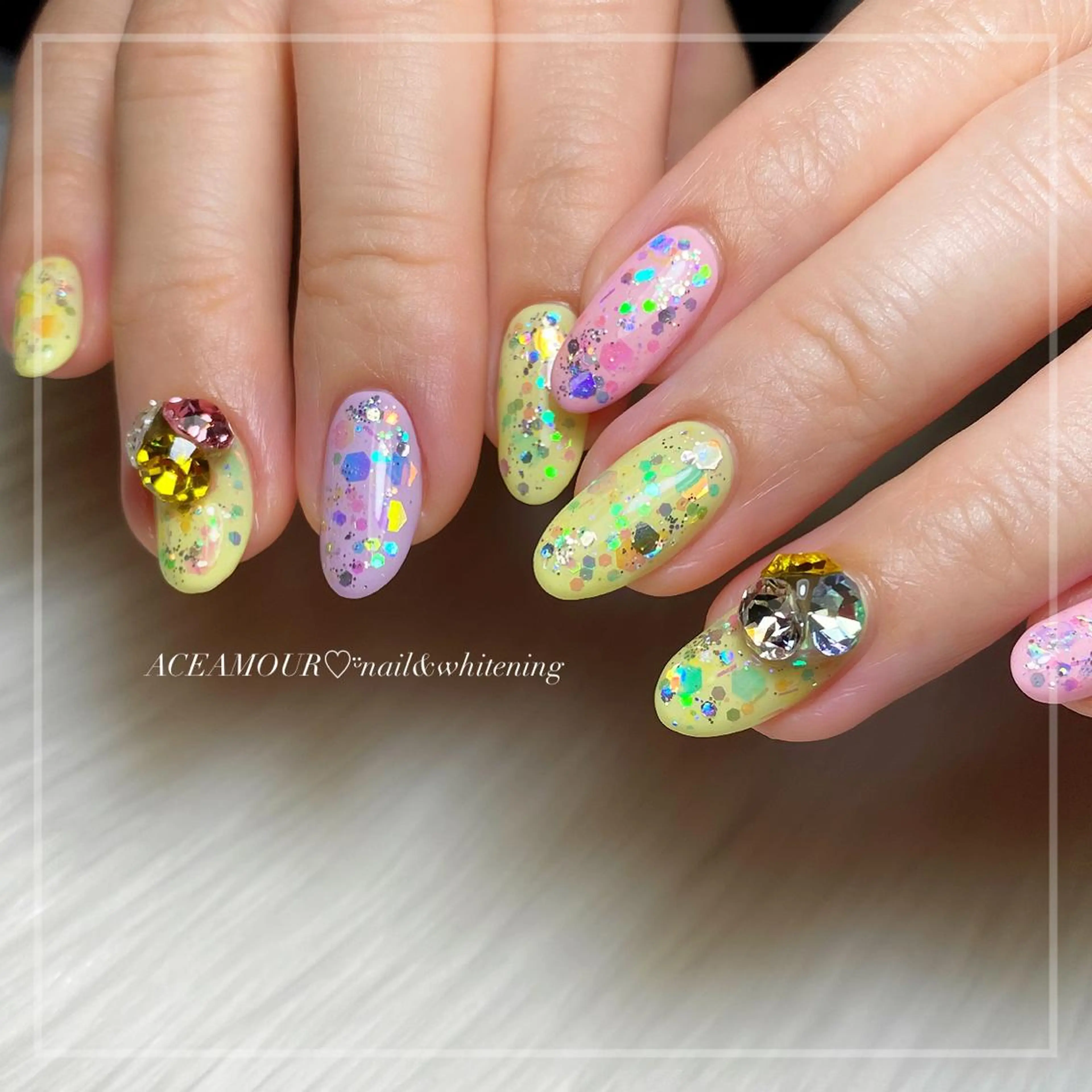 ネイル ネイル/耳つぼ /新ホワイトニングのネイルデザイン