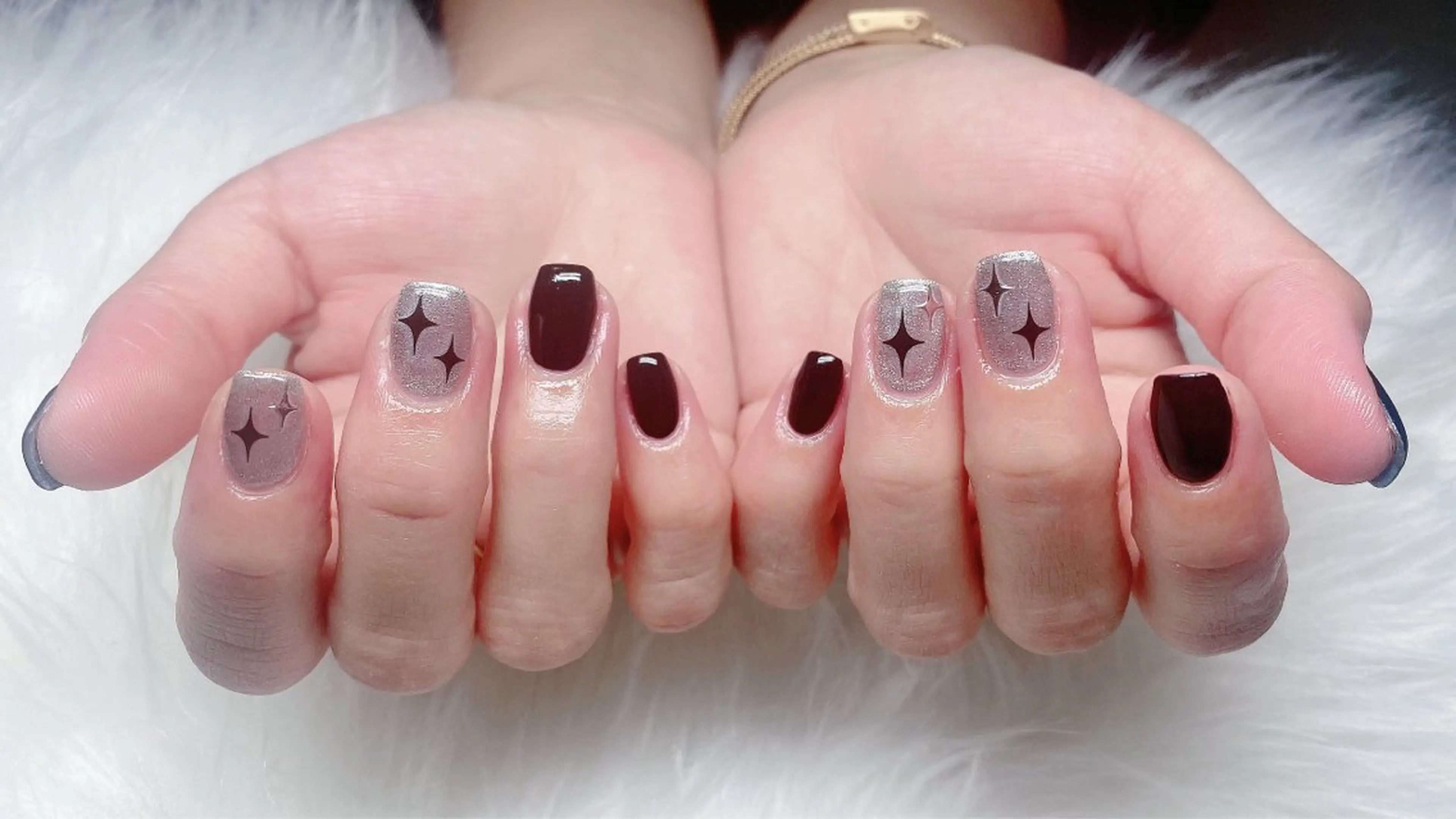 ネイル 長さ出し フットネイル ジェルネイル 韓国ネイル マグネットネイル ハンドネイル Nail Annのネイルデザイン