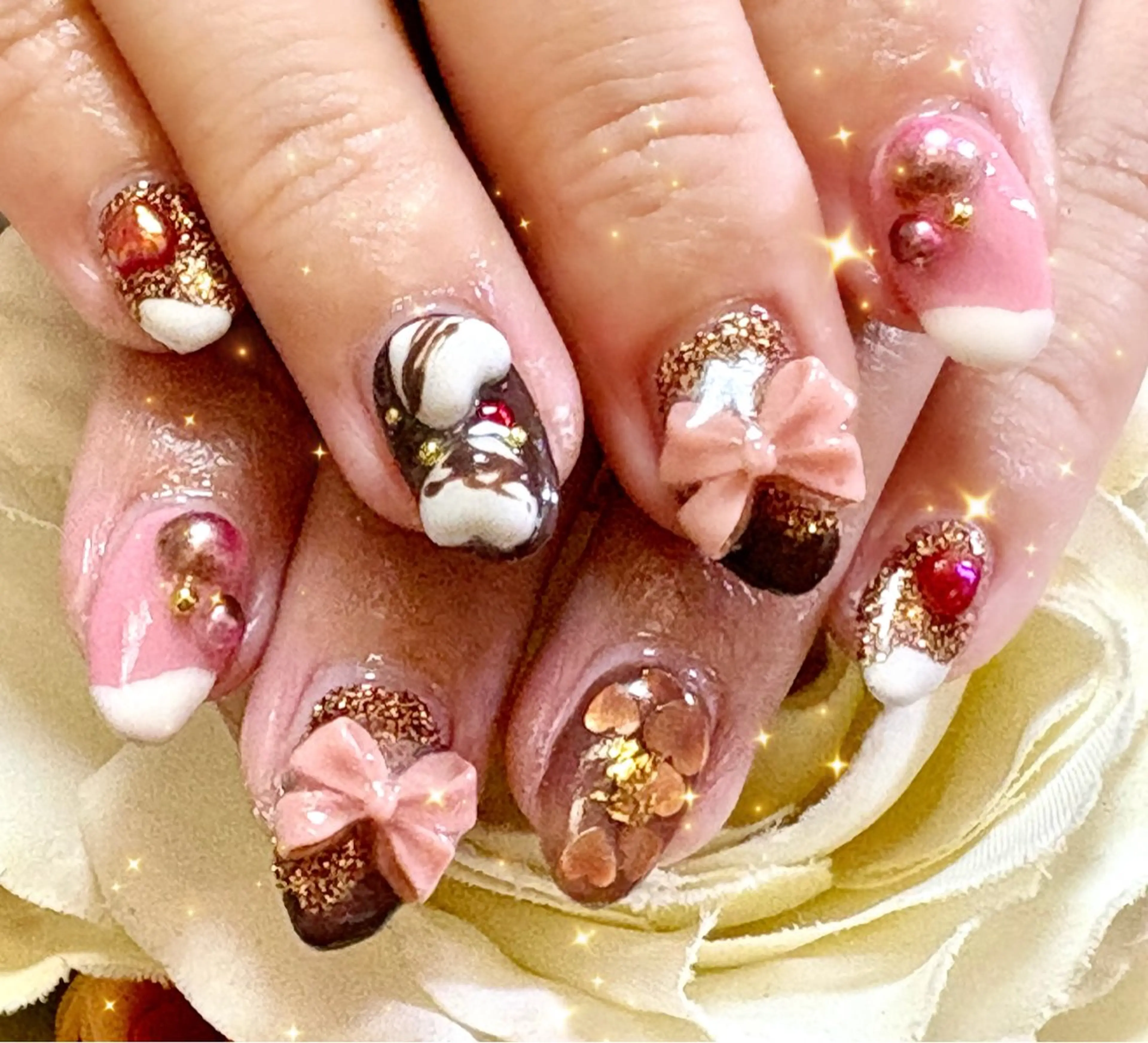 ショート サロンドラフィーユ LAFEUILLEのネイルデザイン