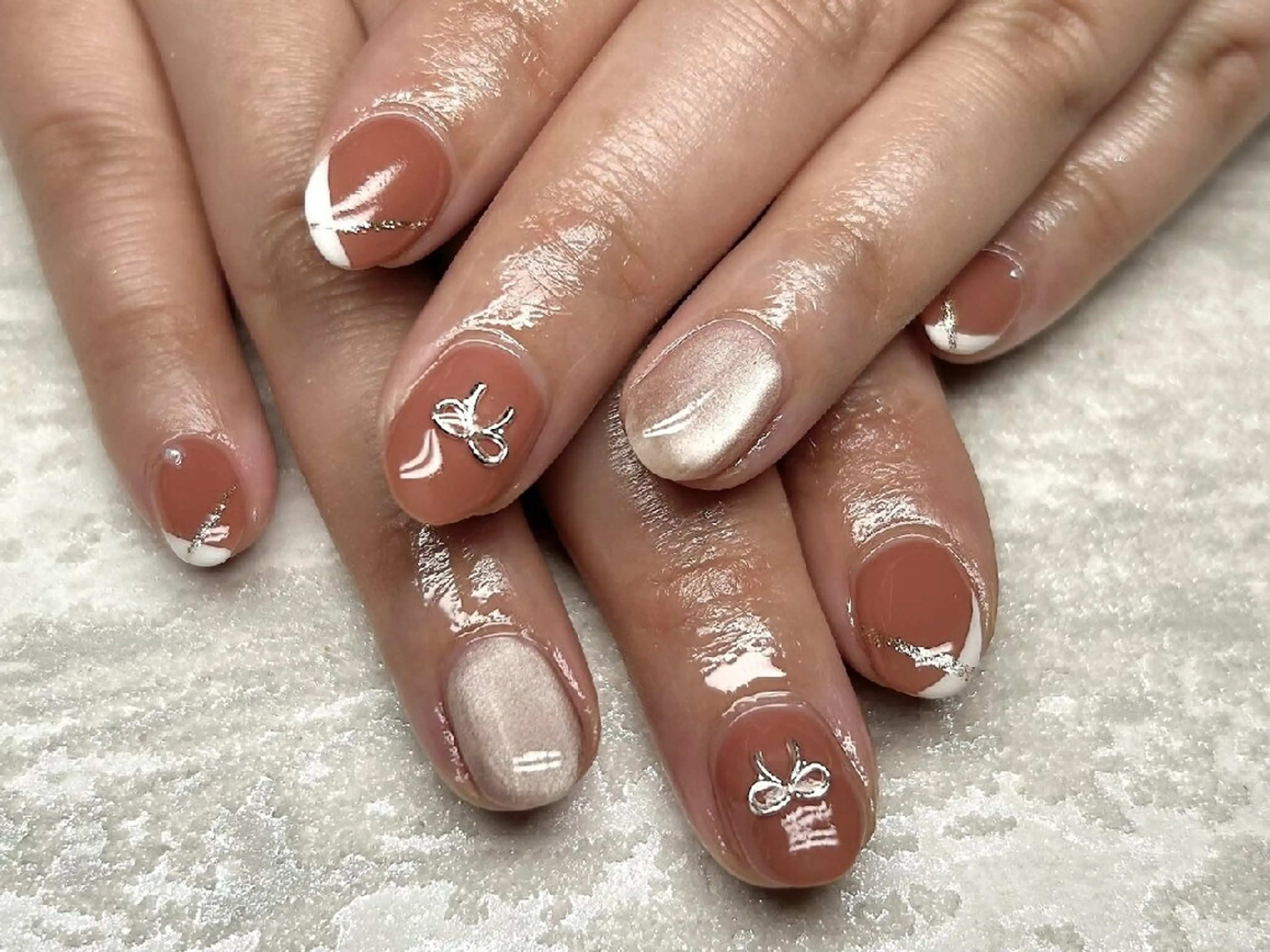 ネイル アートネイル 入学式 卒業式 韓国ネイル 持ち込み JULIE NAILのネイルデザイン