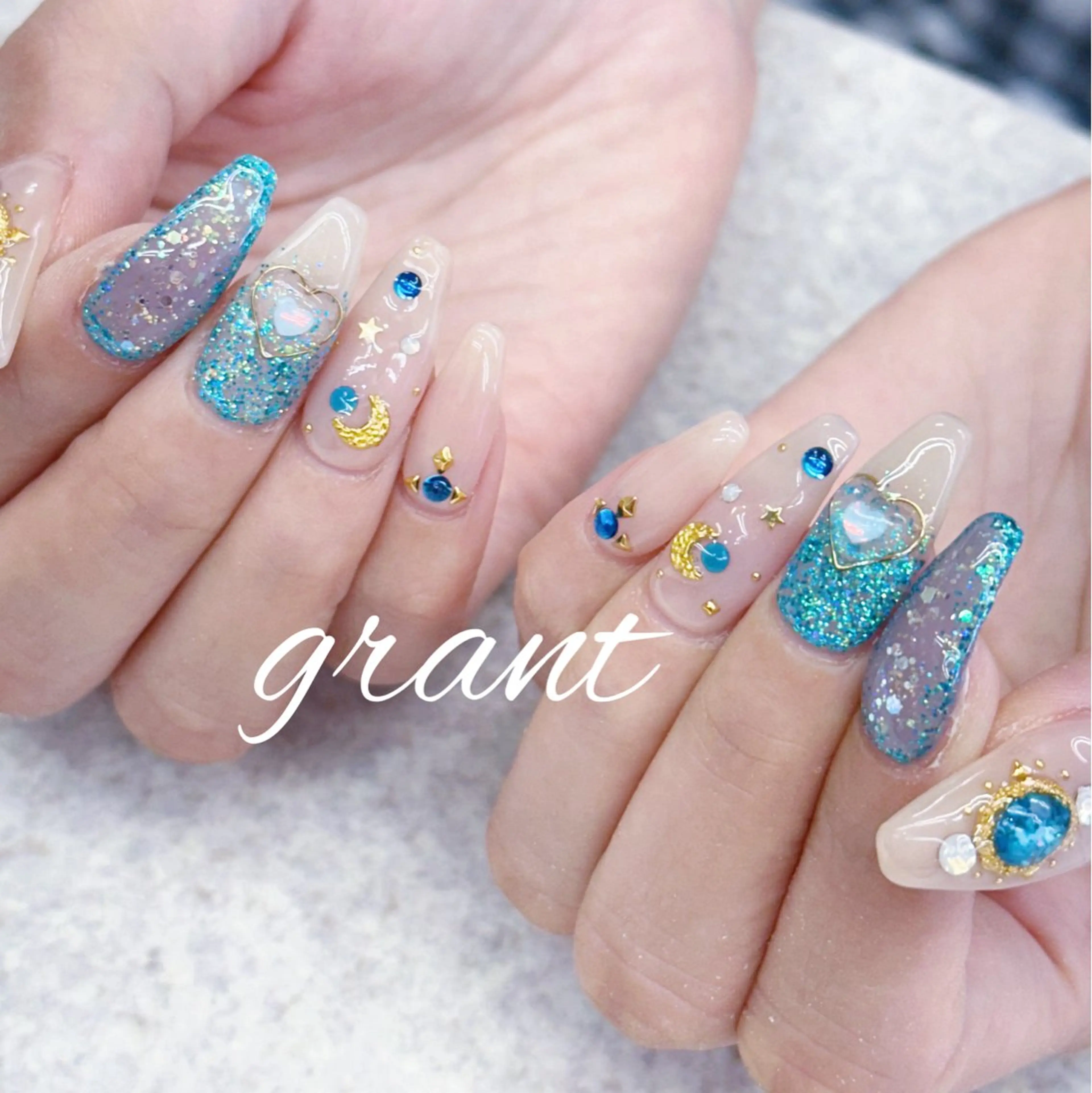 ネイル 夏ネイル ハンドネイル nail salon grant所属・nailsalon grantのネイルデザイン