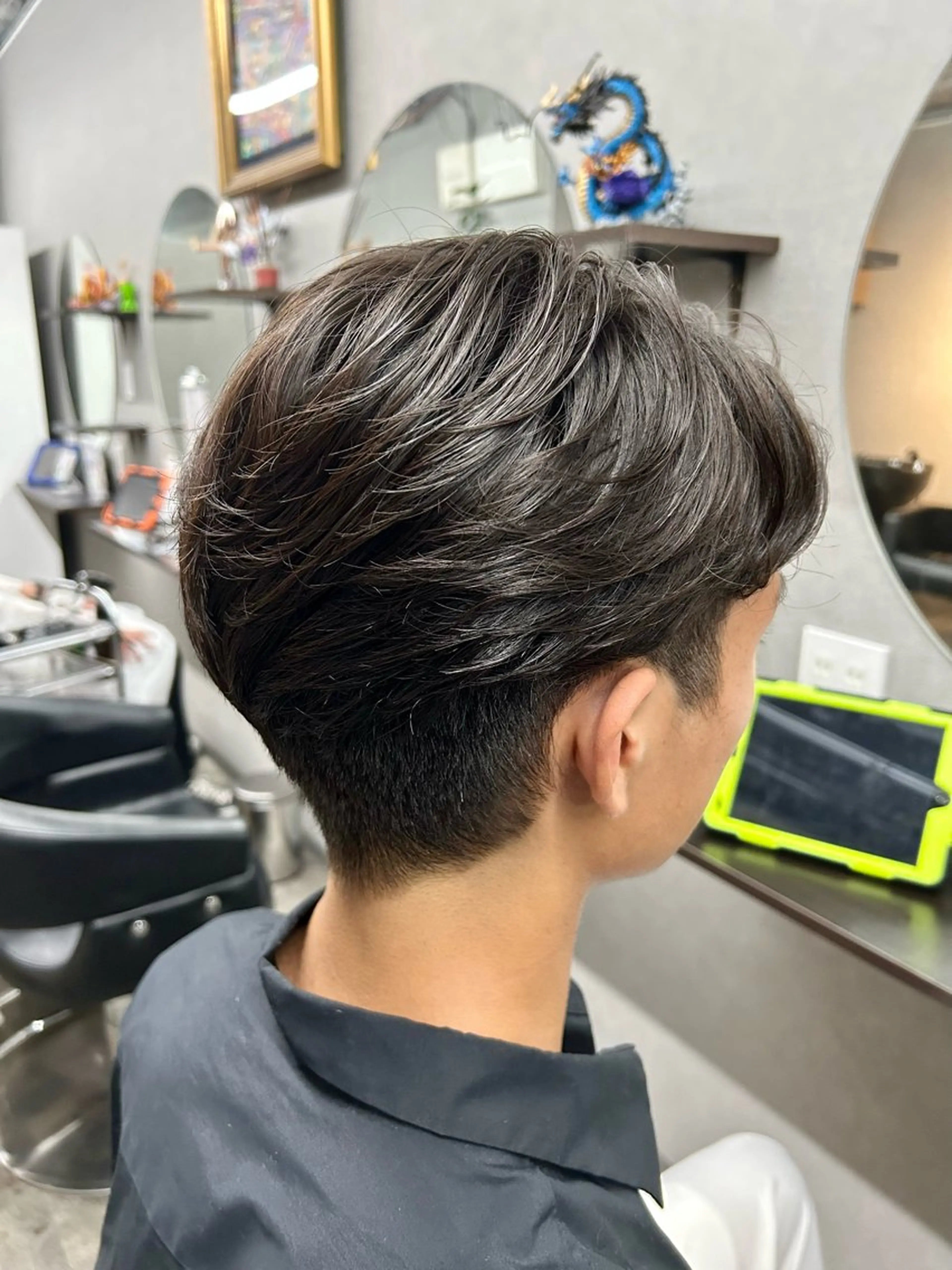 ショート パーマ メンズ ゲーマー美容師 KENTOのヘアスタイル