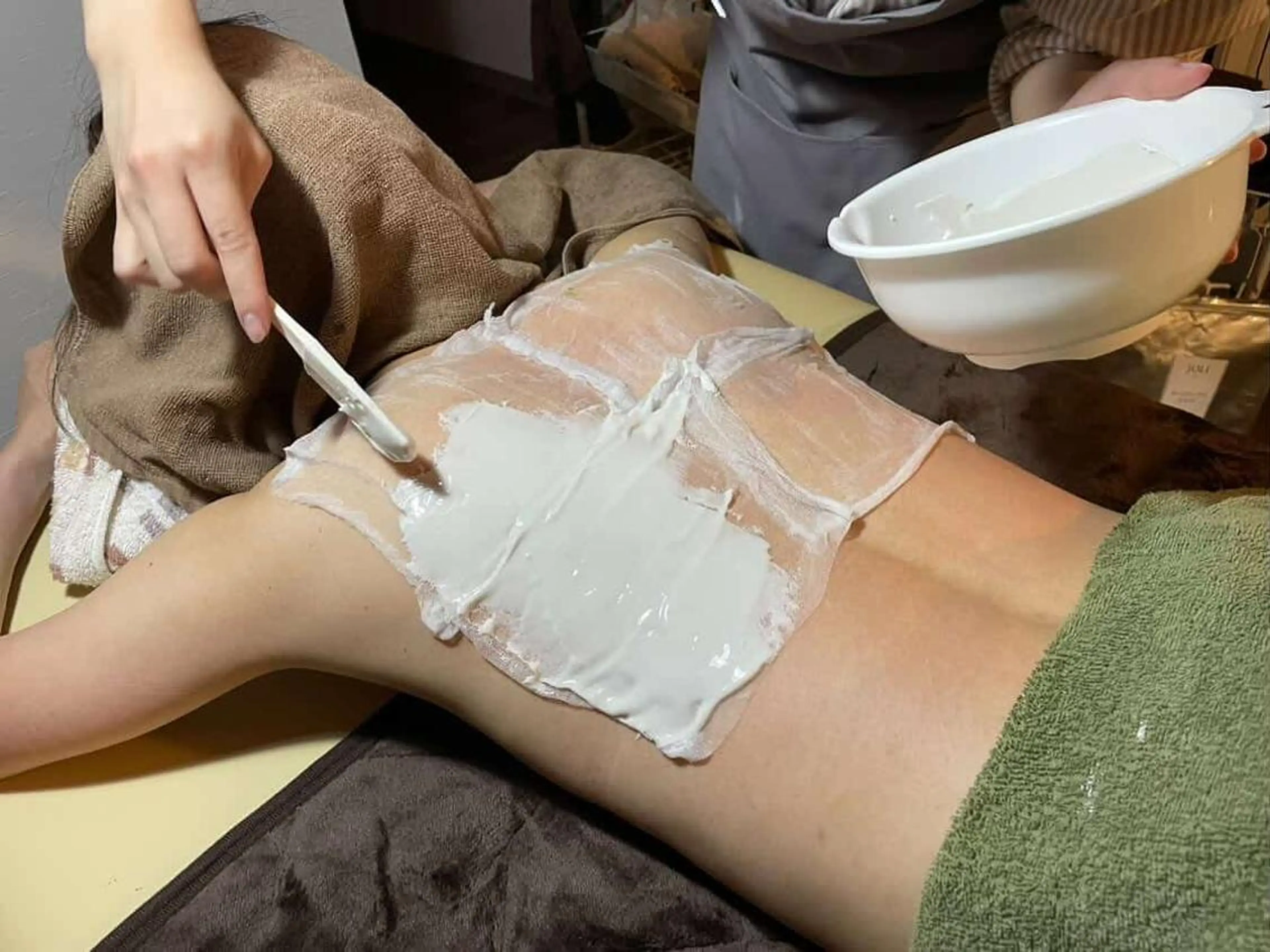 【ボディケア💆人気NO2】背中ハーブピーリング40分［夏前に/背中ニキビ/乾燥/自信の出る背中へ］の写真