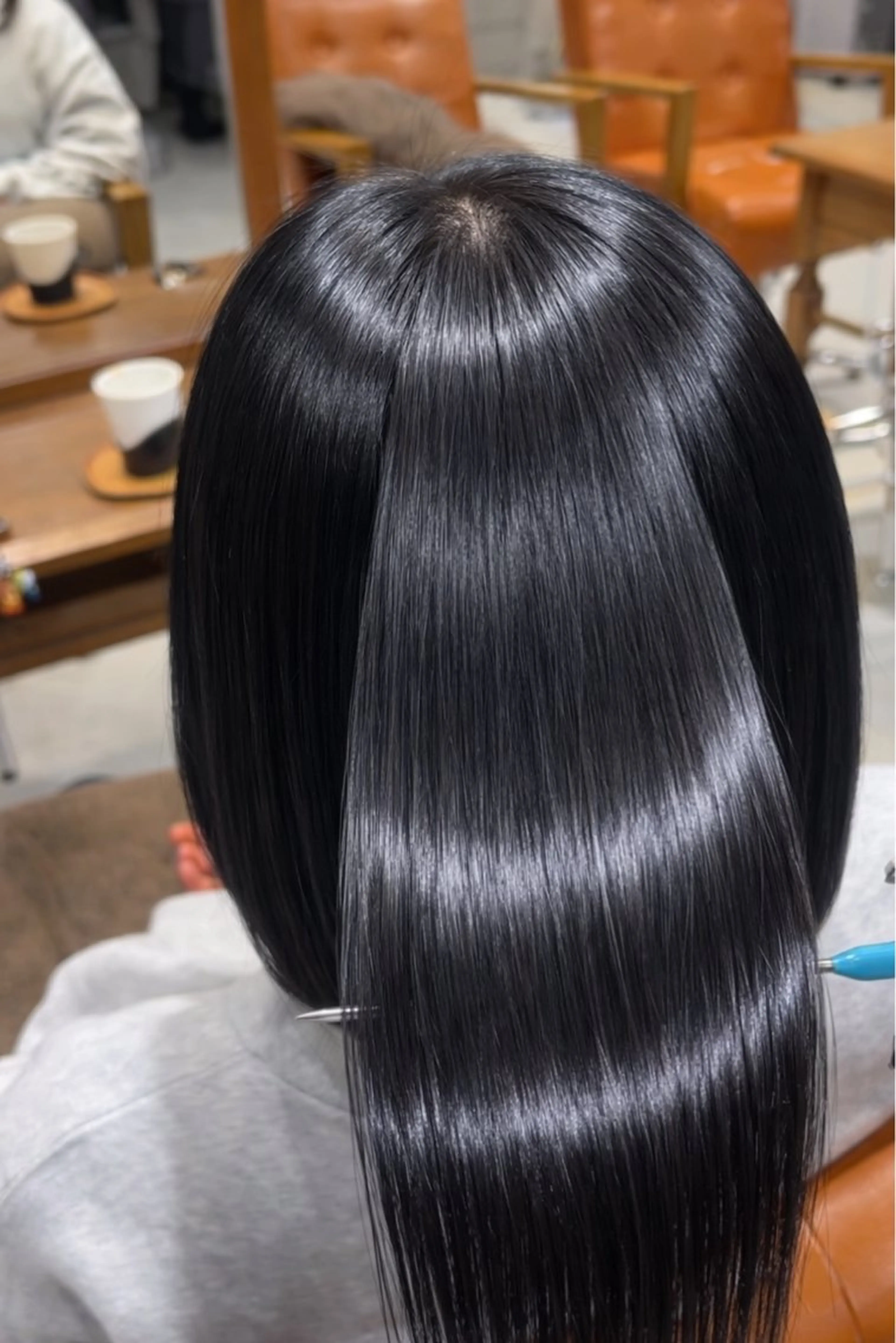 セミロング カラー カット ヘアカラー 🫧ボブ/艶髪カラー 伊原修子のヘアスタイル