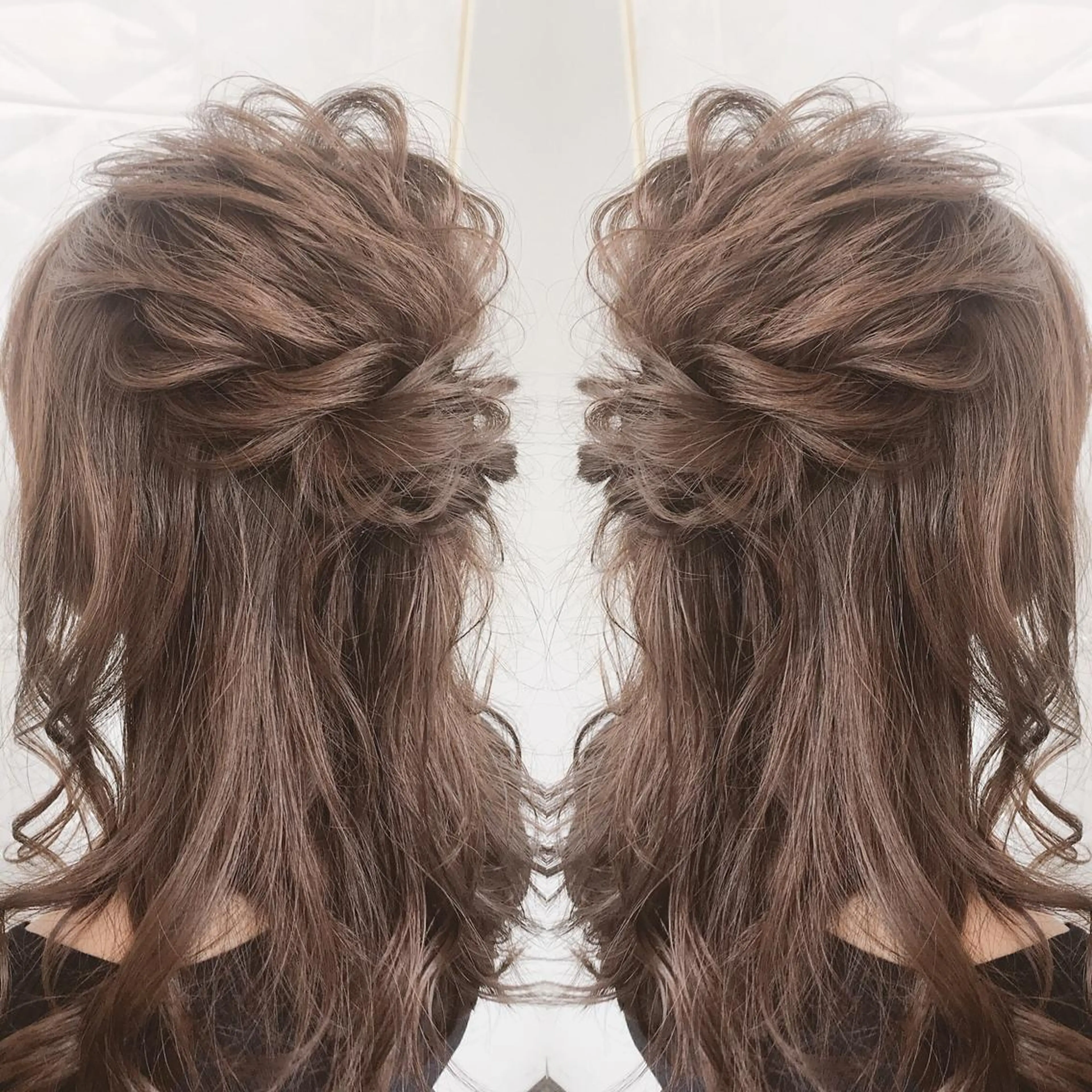 ミディアム カット パーマ 縮毛矯正 トリートメント 💗艶×髪改善カラー 特化💗AYAKIのヘアスタイル