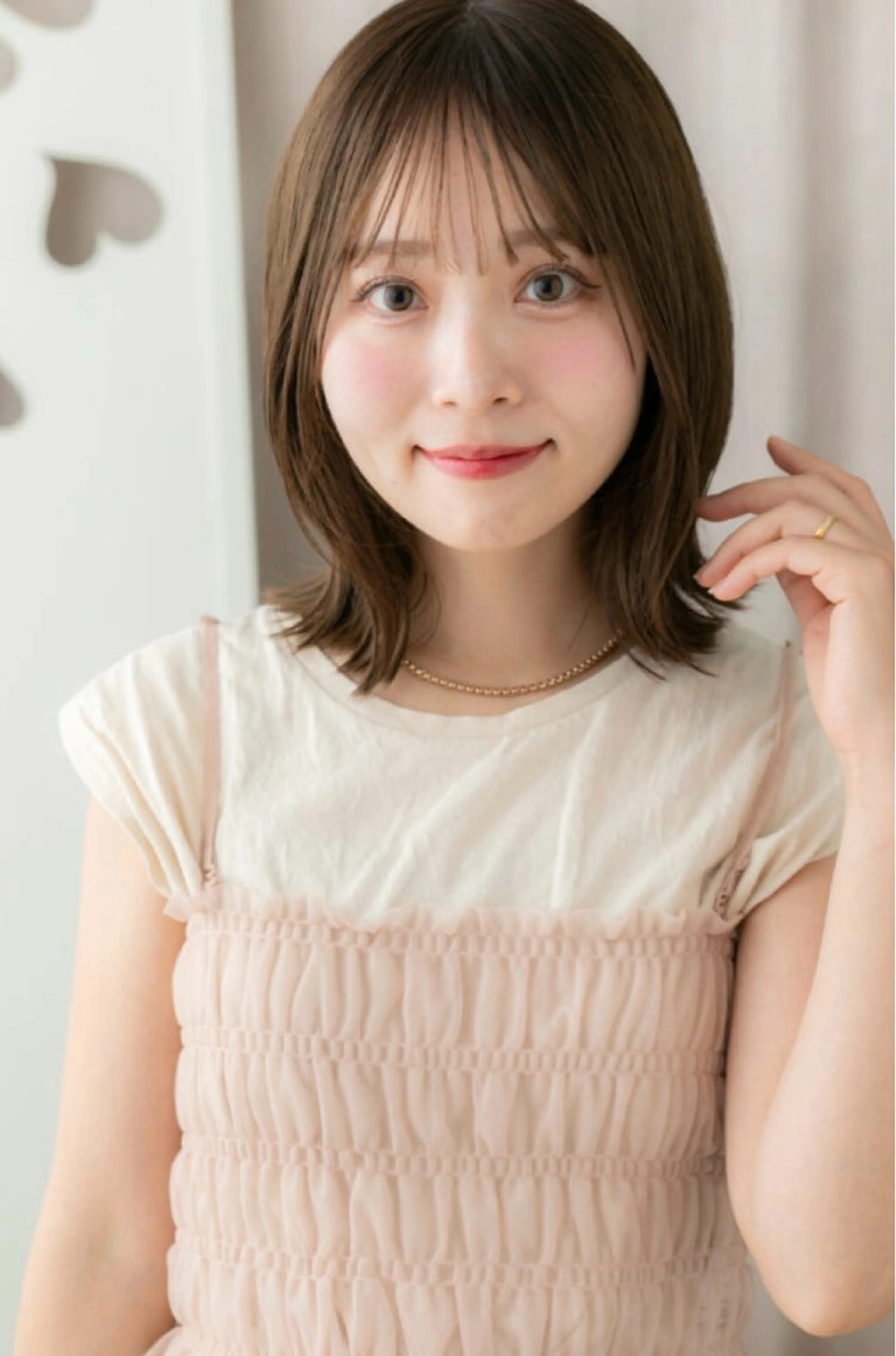 ミディアム カラー カバーヘアブリス上尾店所属・飯田 萌友のヘアスタイル