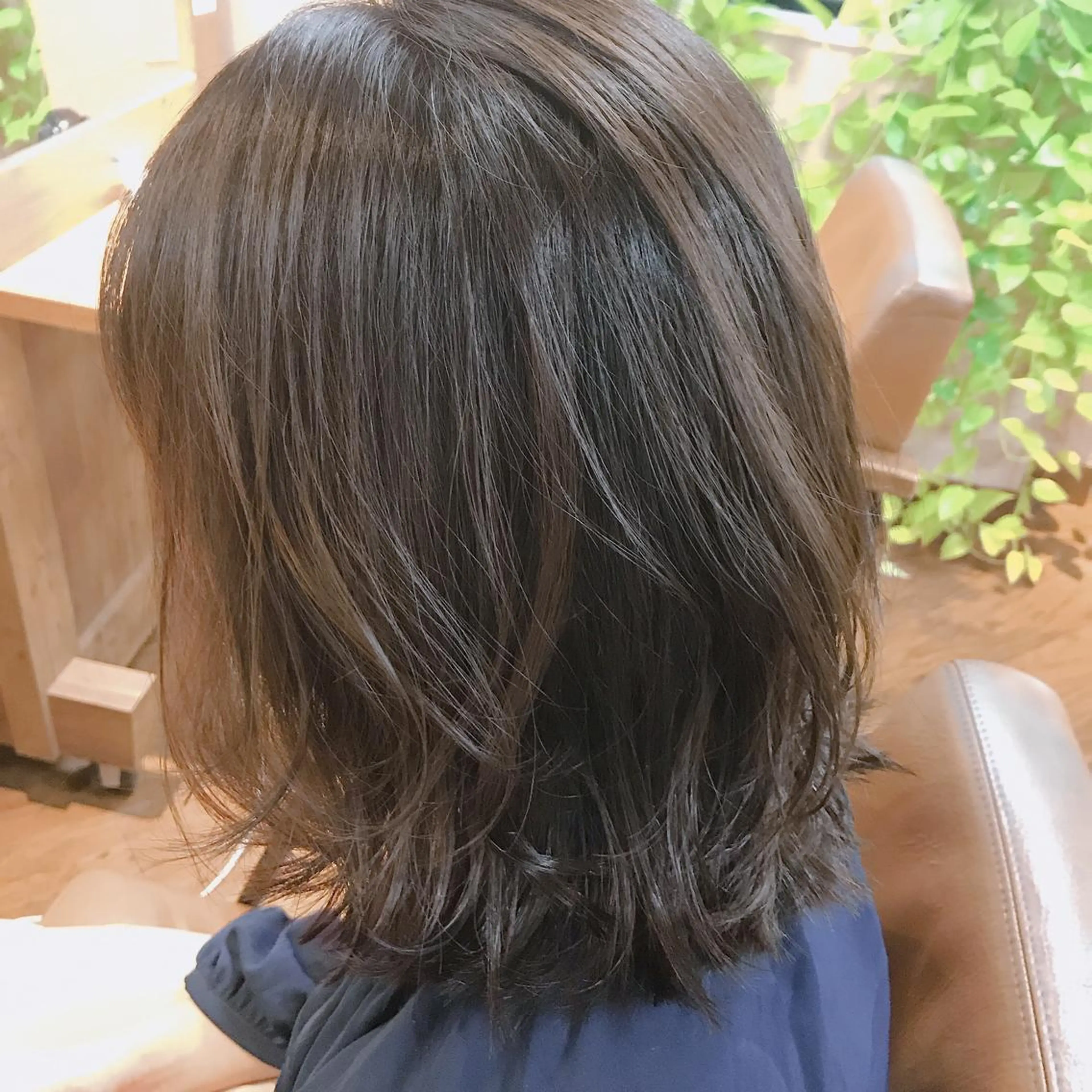 ミディアム カラー パーマ ヘアアレンジ いわい せよりのマツエク・マツパデザイン