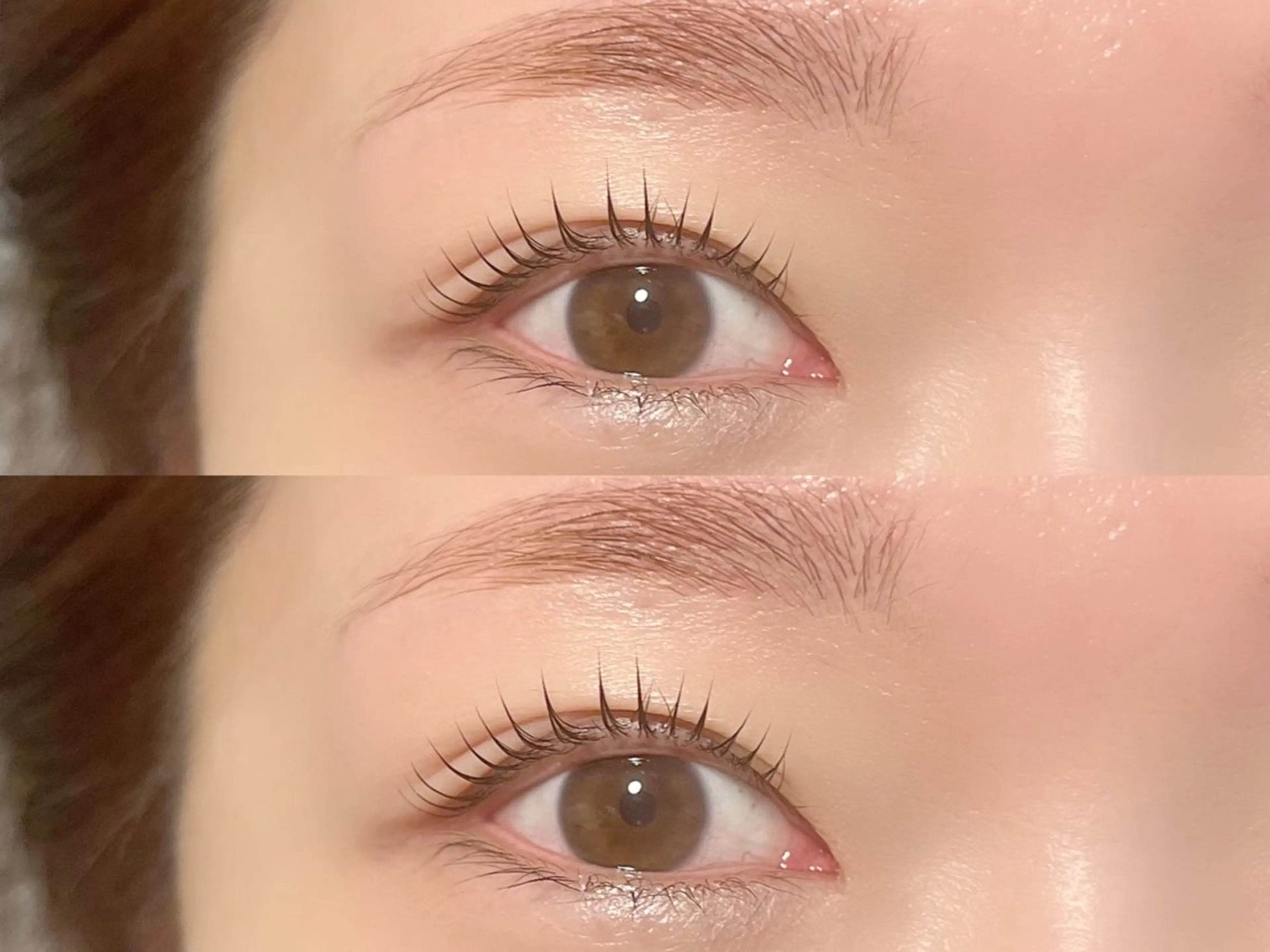 【お得メニュー🉐】上まつげパーマ➕アイブロウカラーの写真