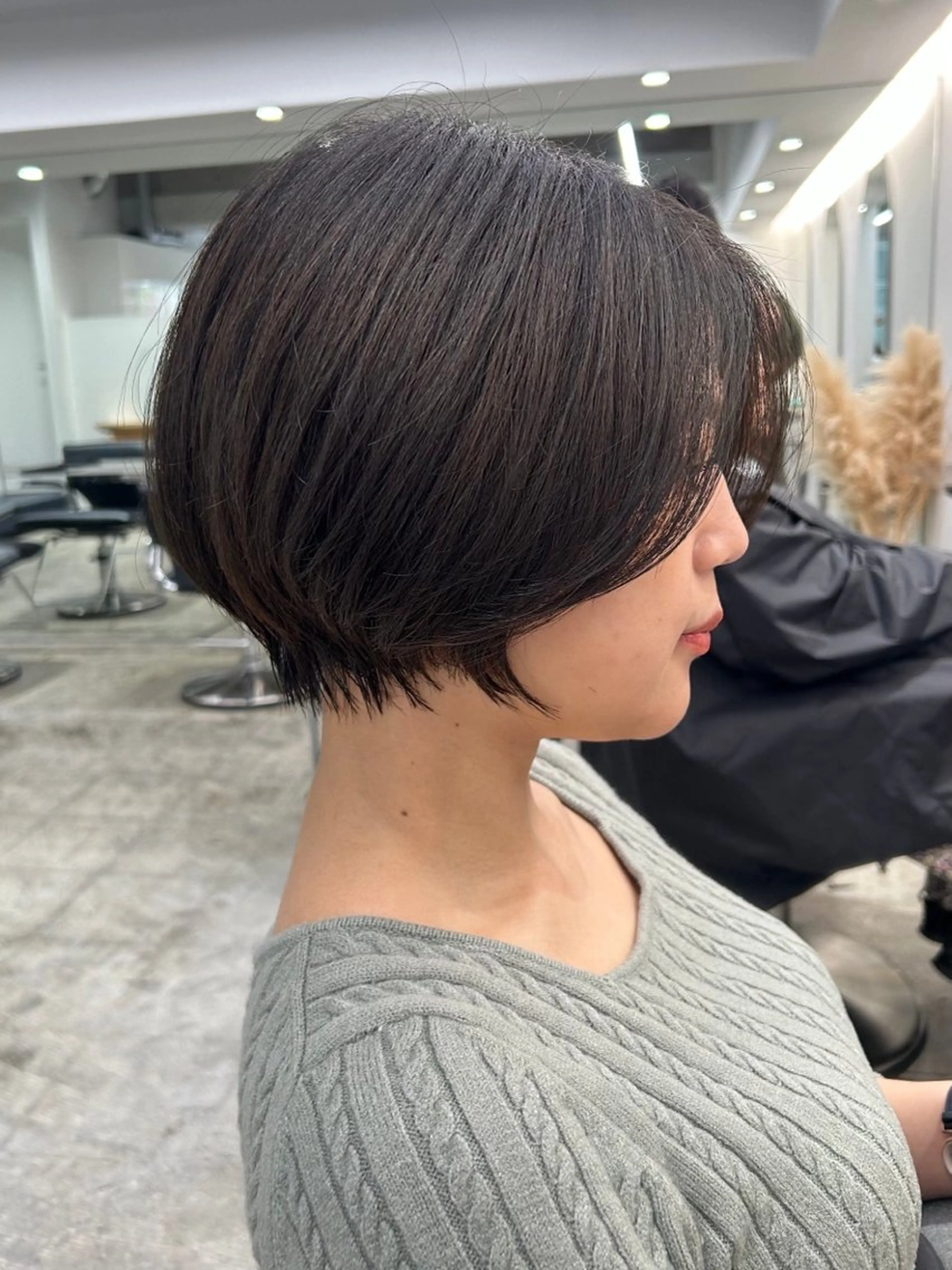 ショート ショートボブ ボブ ショートヘア あいこ/ハンサム ショート/日本橋🌷のヘアスタイル