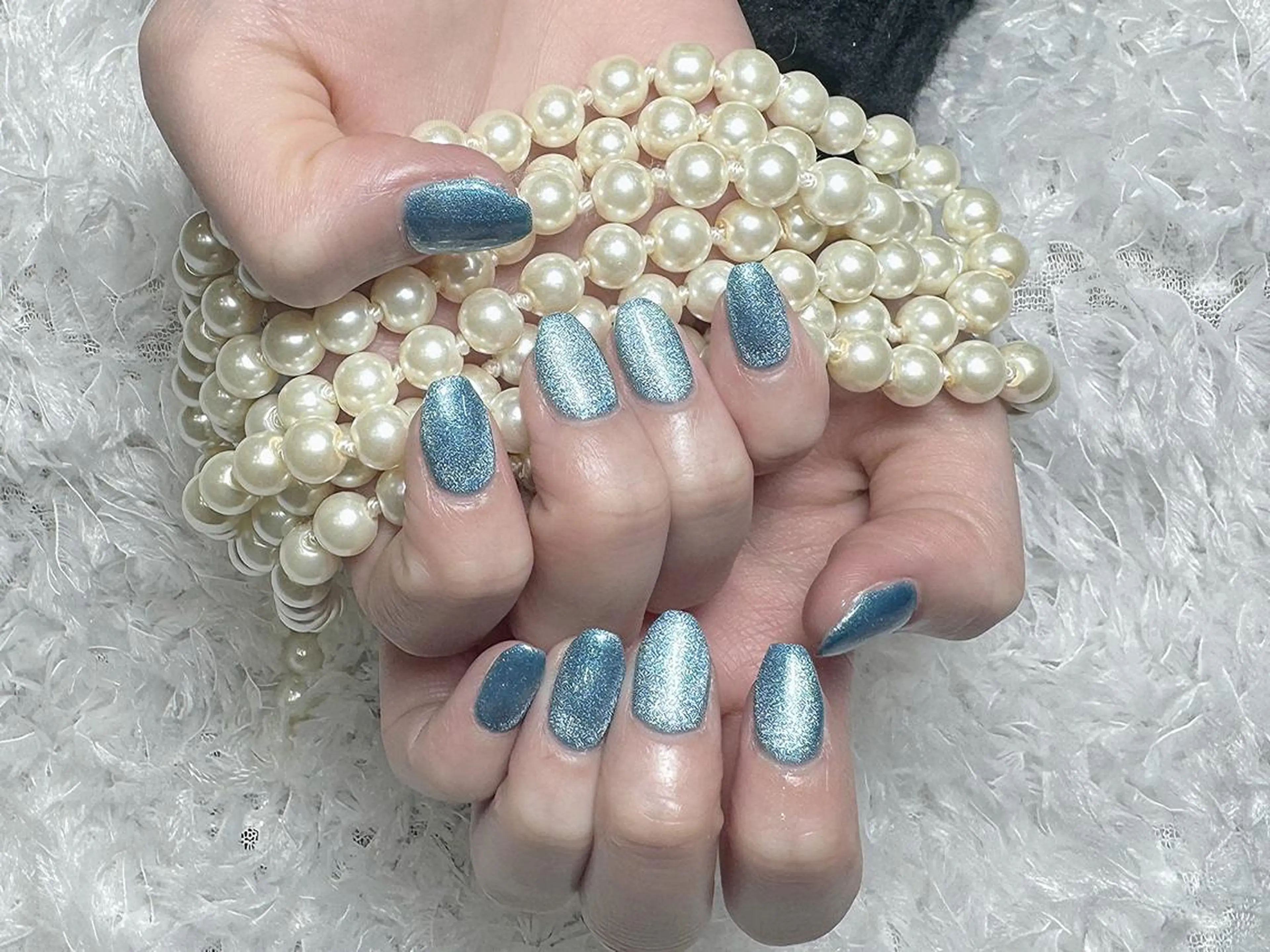 ネイル ki🍒🍒 ki ツルツルネイルのネイルデザイン