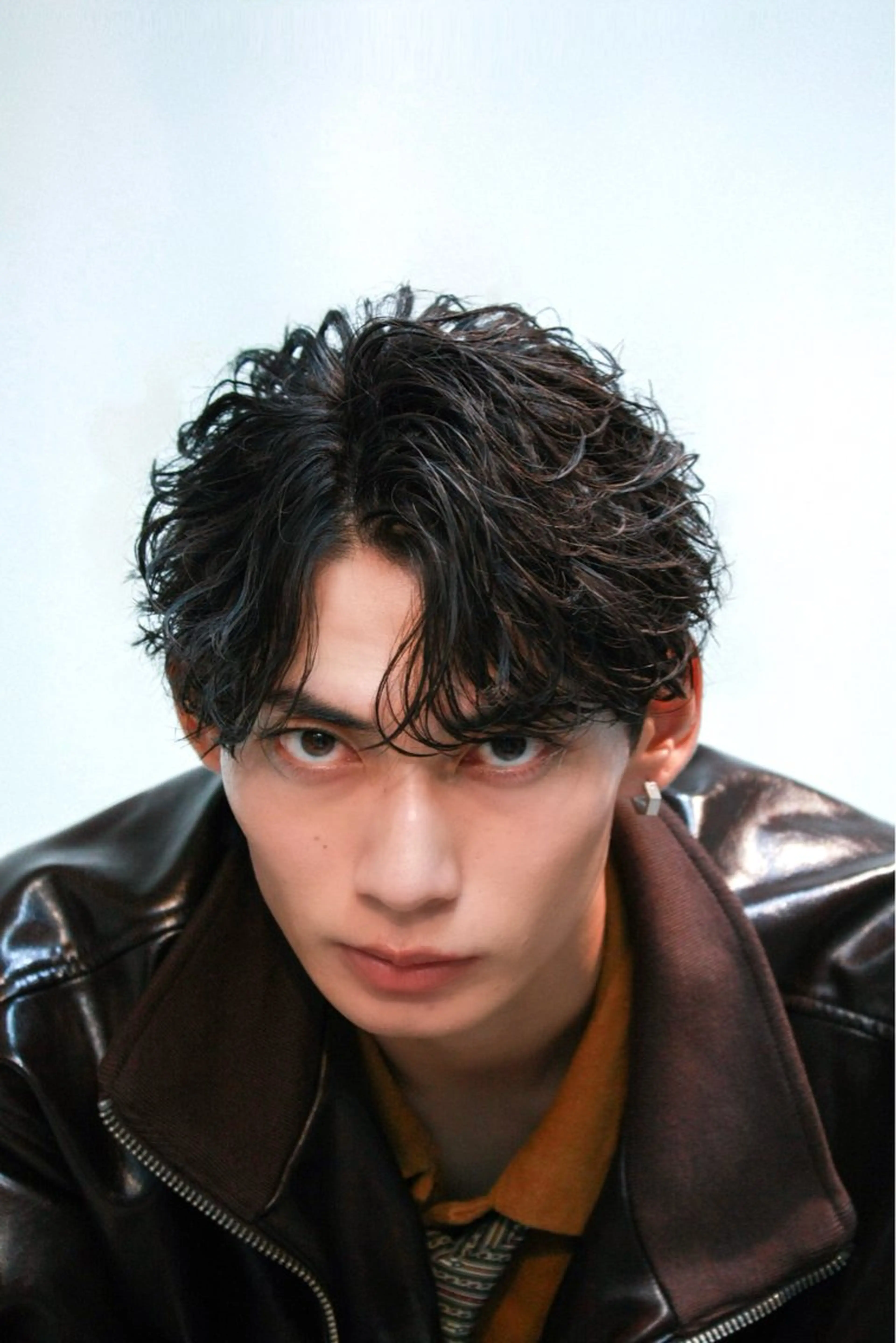 ショート パーマ メンズ フェザーパーマ メンズパーマ Alo所属・💥メンズパーマ /表参道/モント💥のヘアスタイル