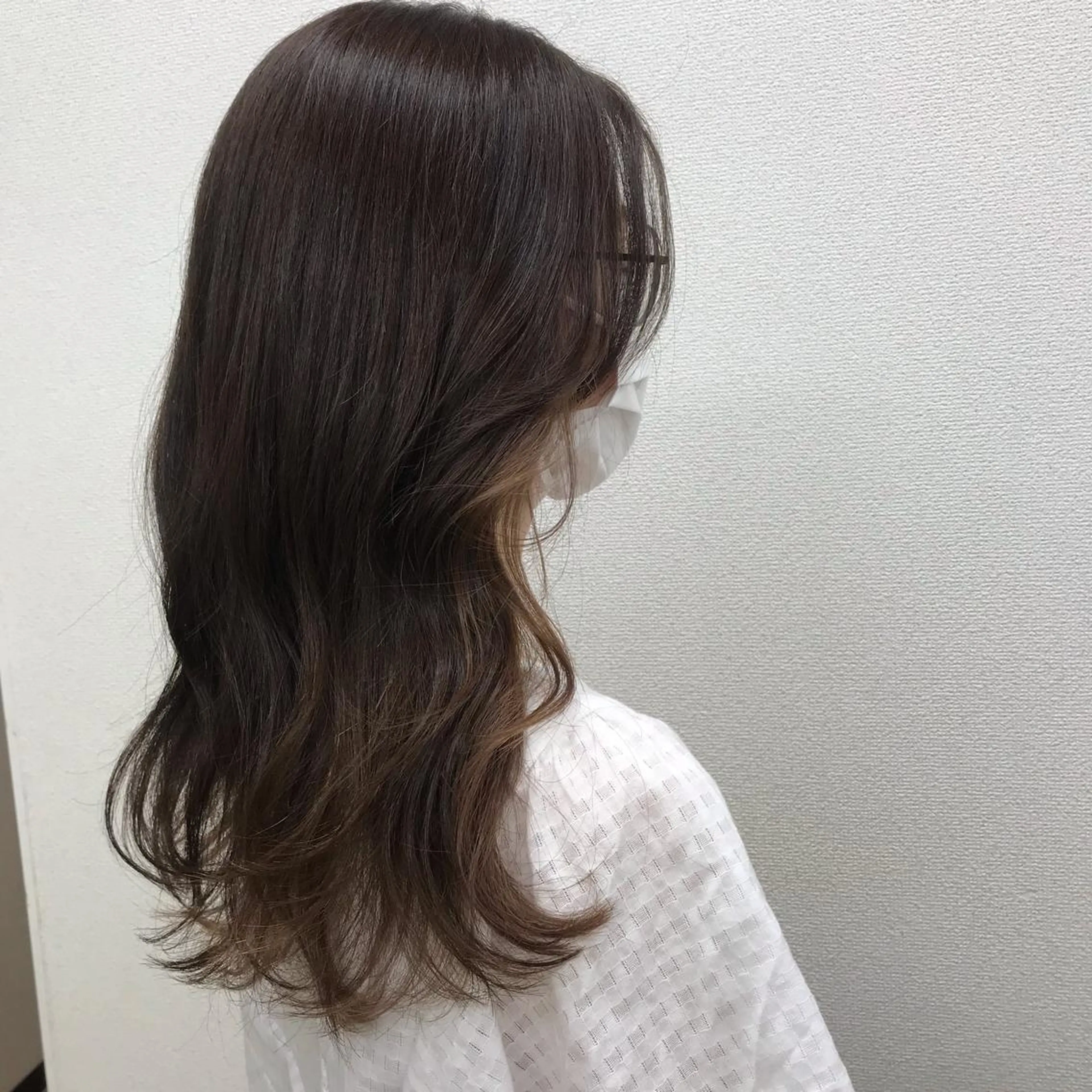 セミロング 松本平太郎美容室大宮店所属・もりたみかこ 美容師お休み中のヘアスタイル