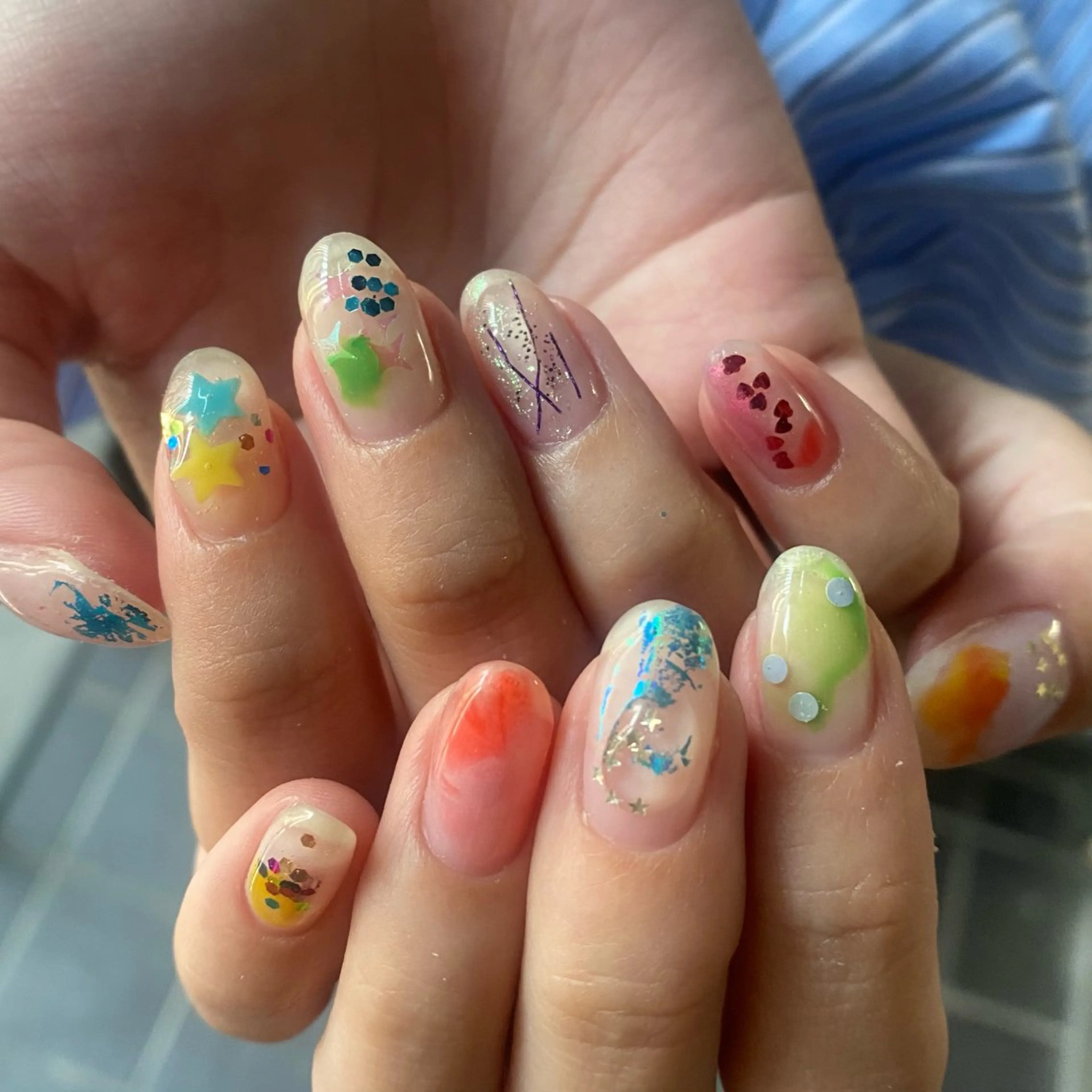 ネイル nano/きもかわ nail🐬🫧のネイルデザイン