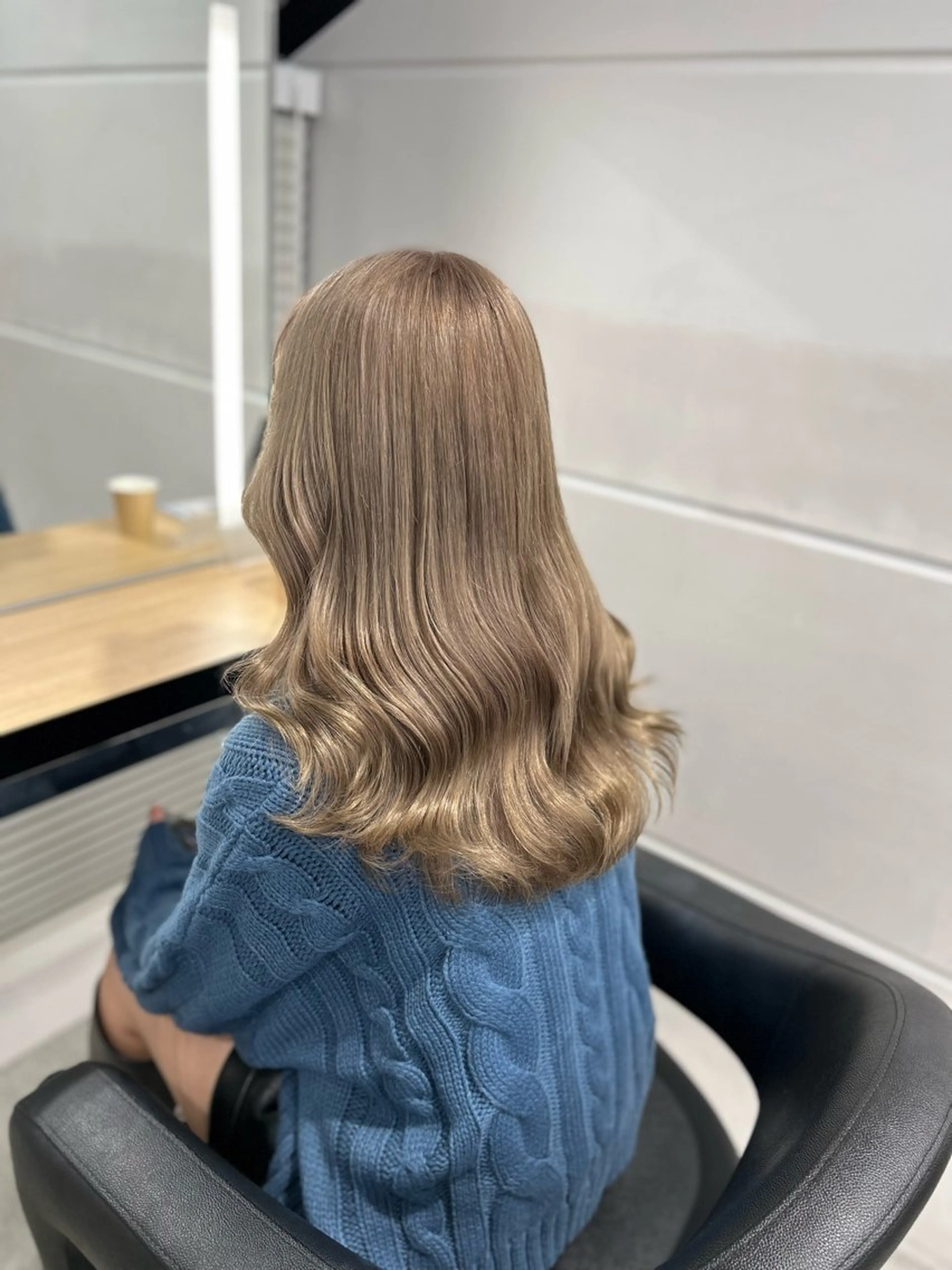 ロング カラー ヘアアレンジ トレンドモテカラー 🩷色落ちまで可愛くのヘアスタイル