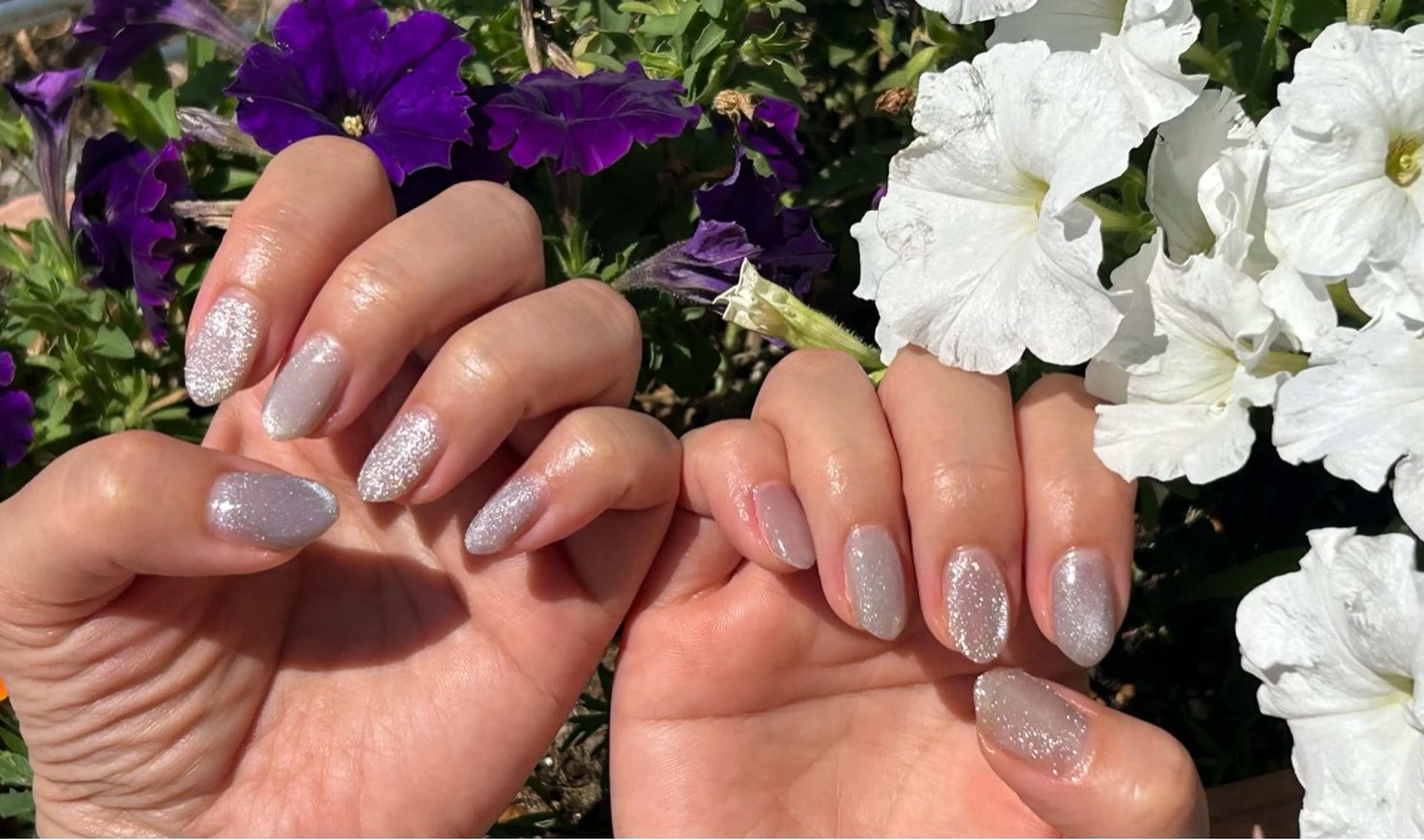 ネイル フラッシュネイル ラメ(グリッター) マグネットネイル MYu Beauty Salon YURIのネイルデザイン