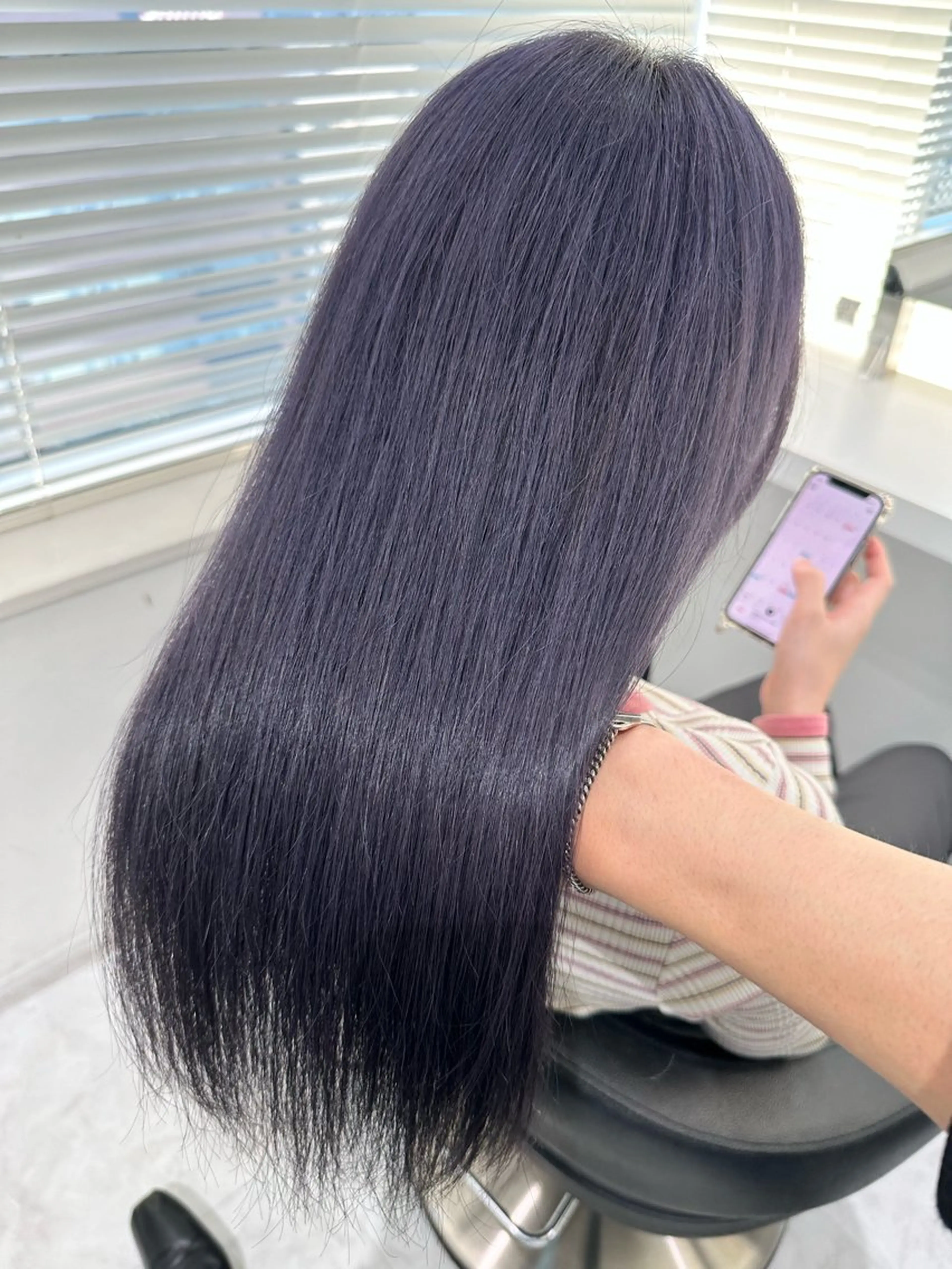 ミディアム ヘアカラー トリートメント ヘッドスパ ヘアセット ♡上品韓国髪♡ブラ ウン/SAYATOのヘアスタイル