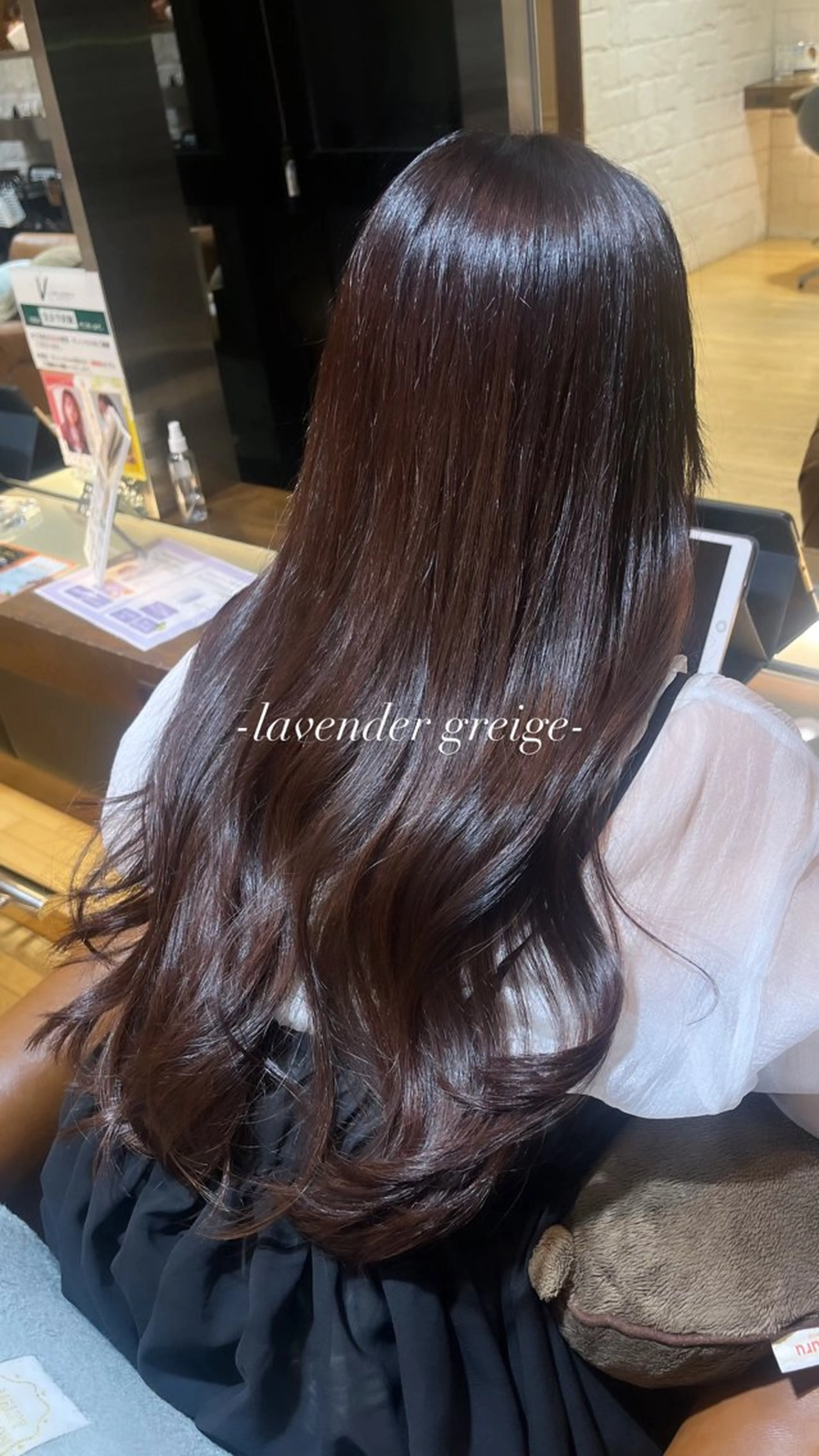 カラー カット ヘアカラー トリートメント ミシェル /韓国ヘア🕊️のヘアスタイル