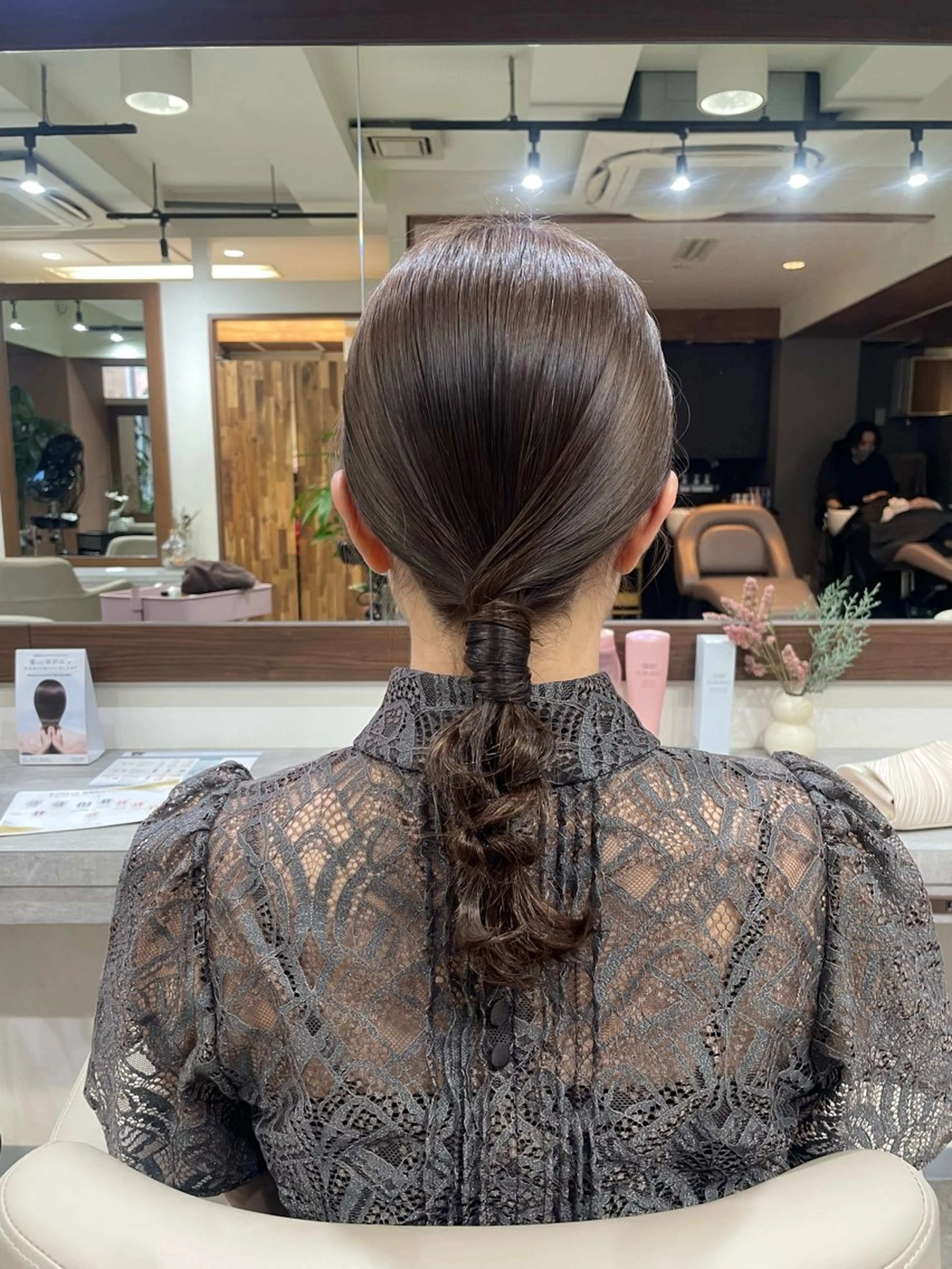 ミディアム ヘアセット 韓国風パーマ/ヘア セット/店長みづきのヘアスタイル