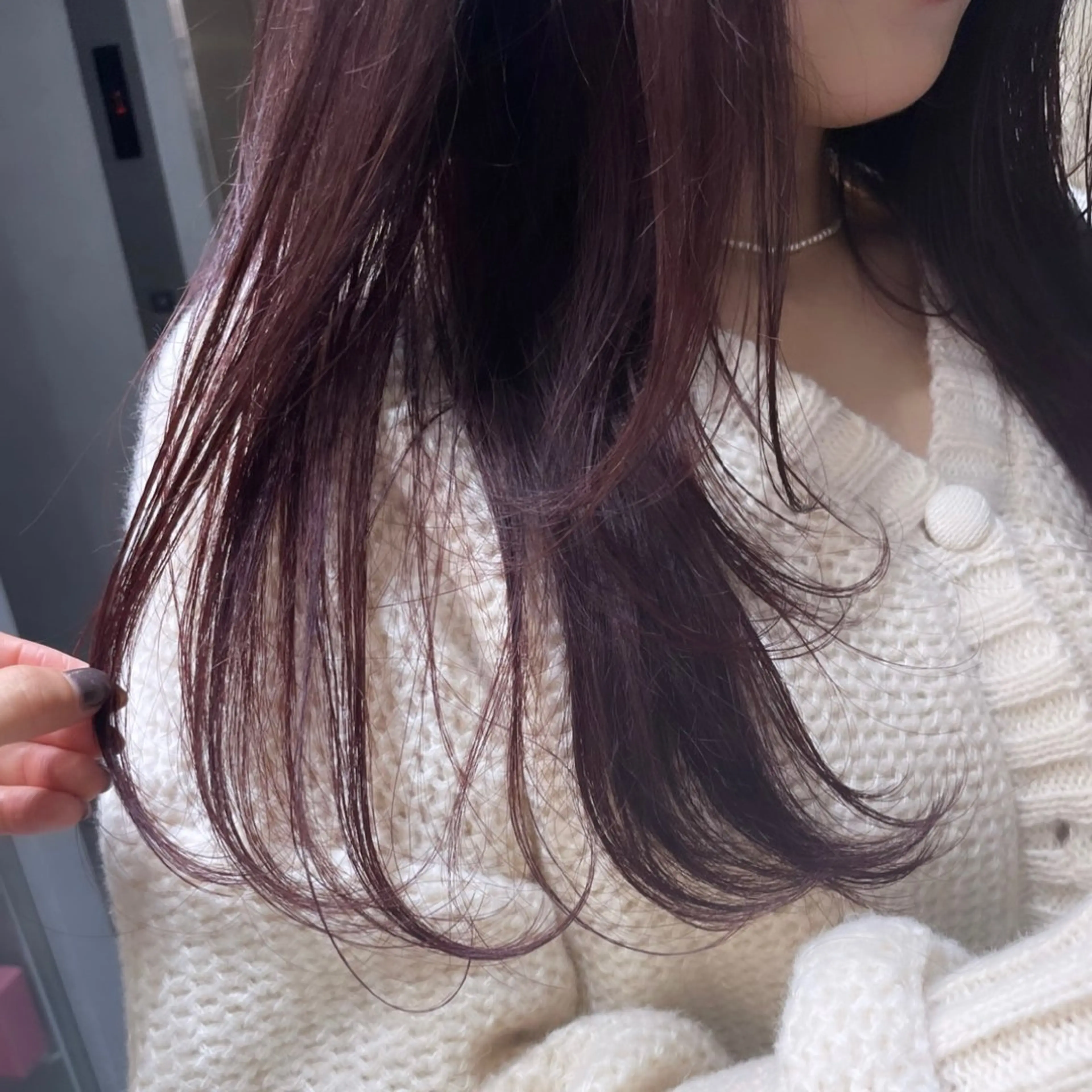 ロング カラー レッドカラー ヘアカラー Rui/透明感カラー 暖色/レイヤーカットのヘアスタイル