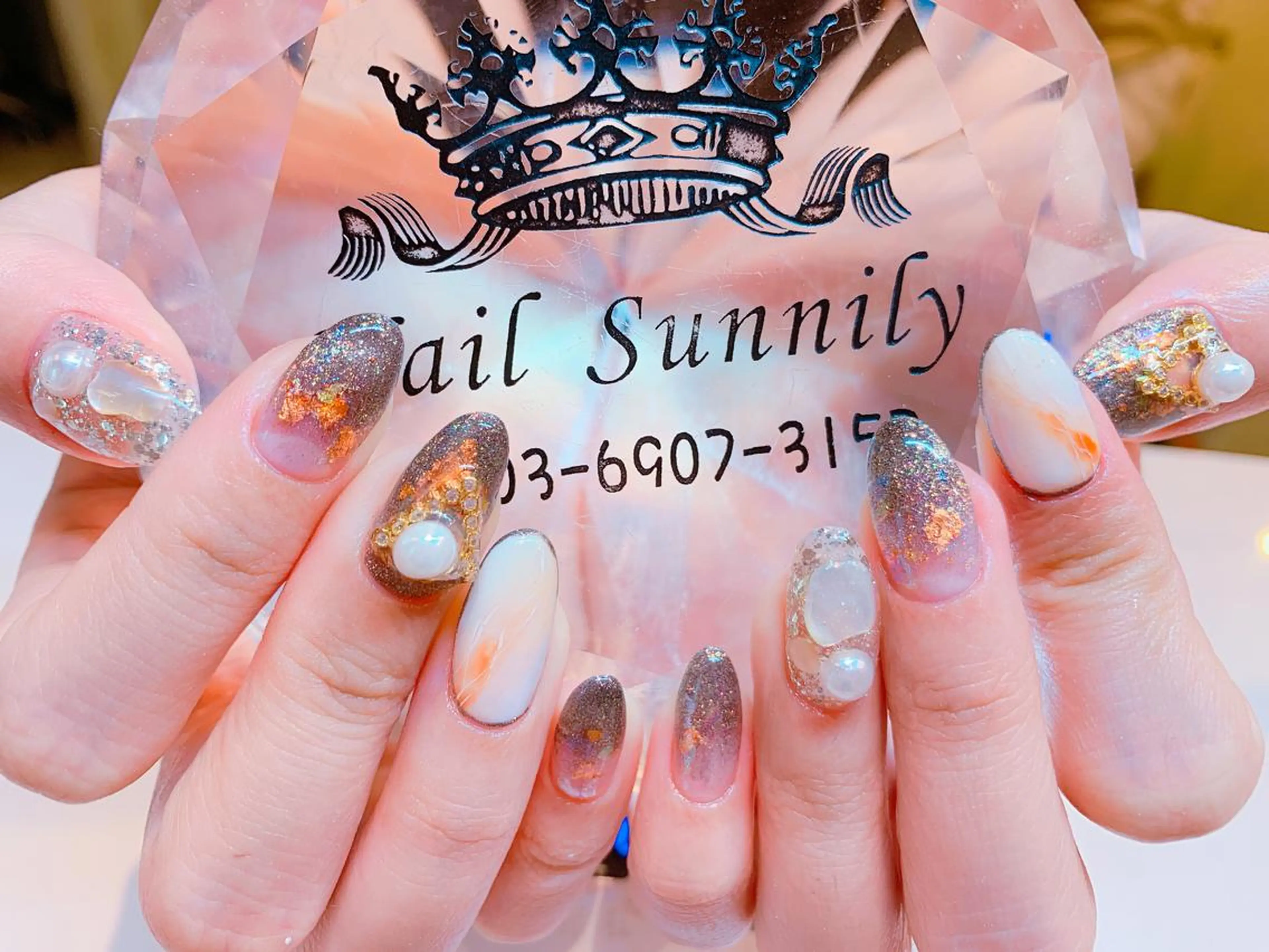 ネイル 長さだし専門店 M2　rikaのネイルデザイン