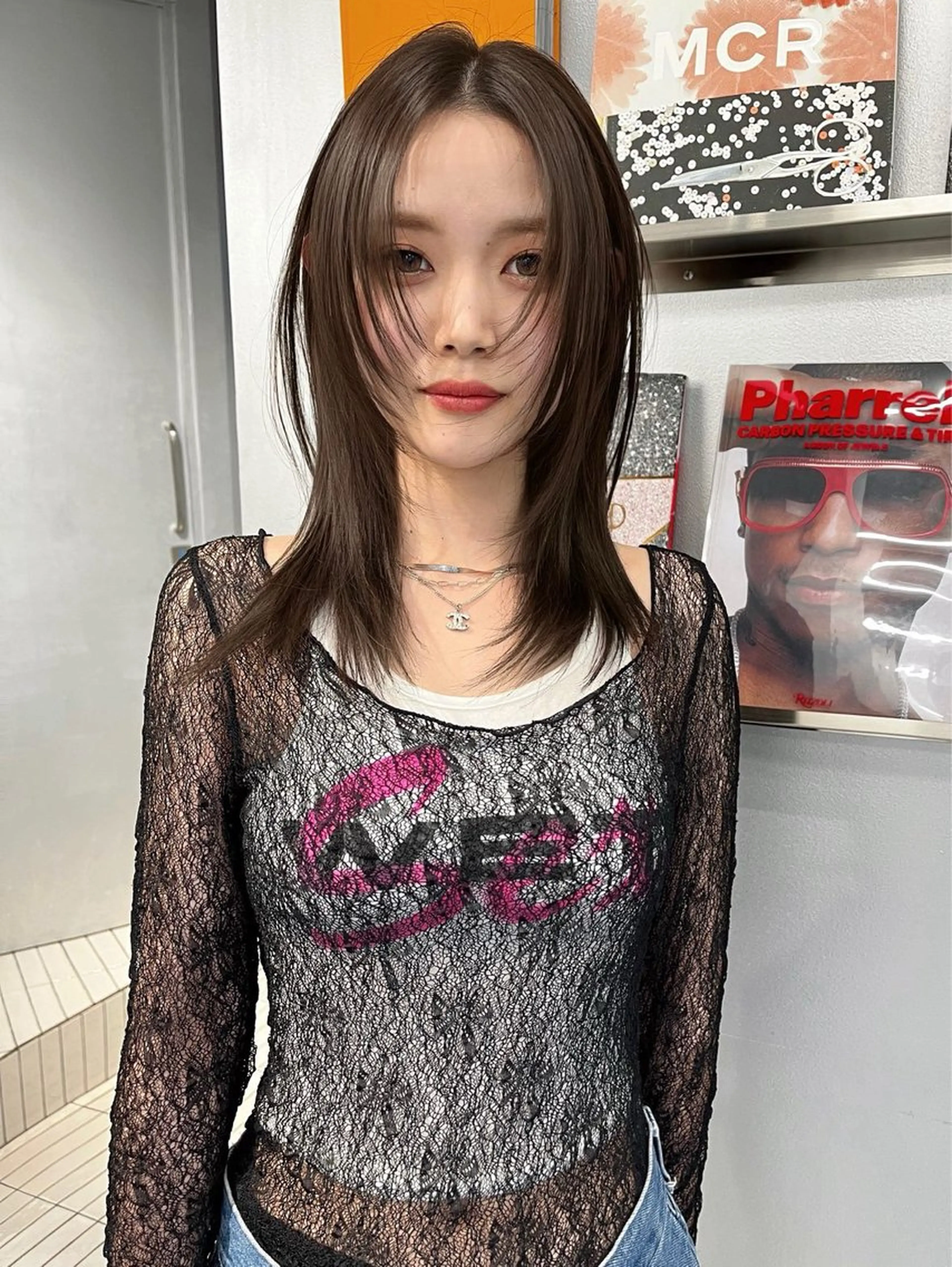 ミディアム カラー PELE/ハイトーン /NATSUKIのヘアスタイル