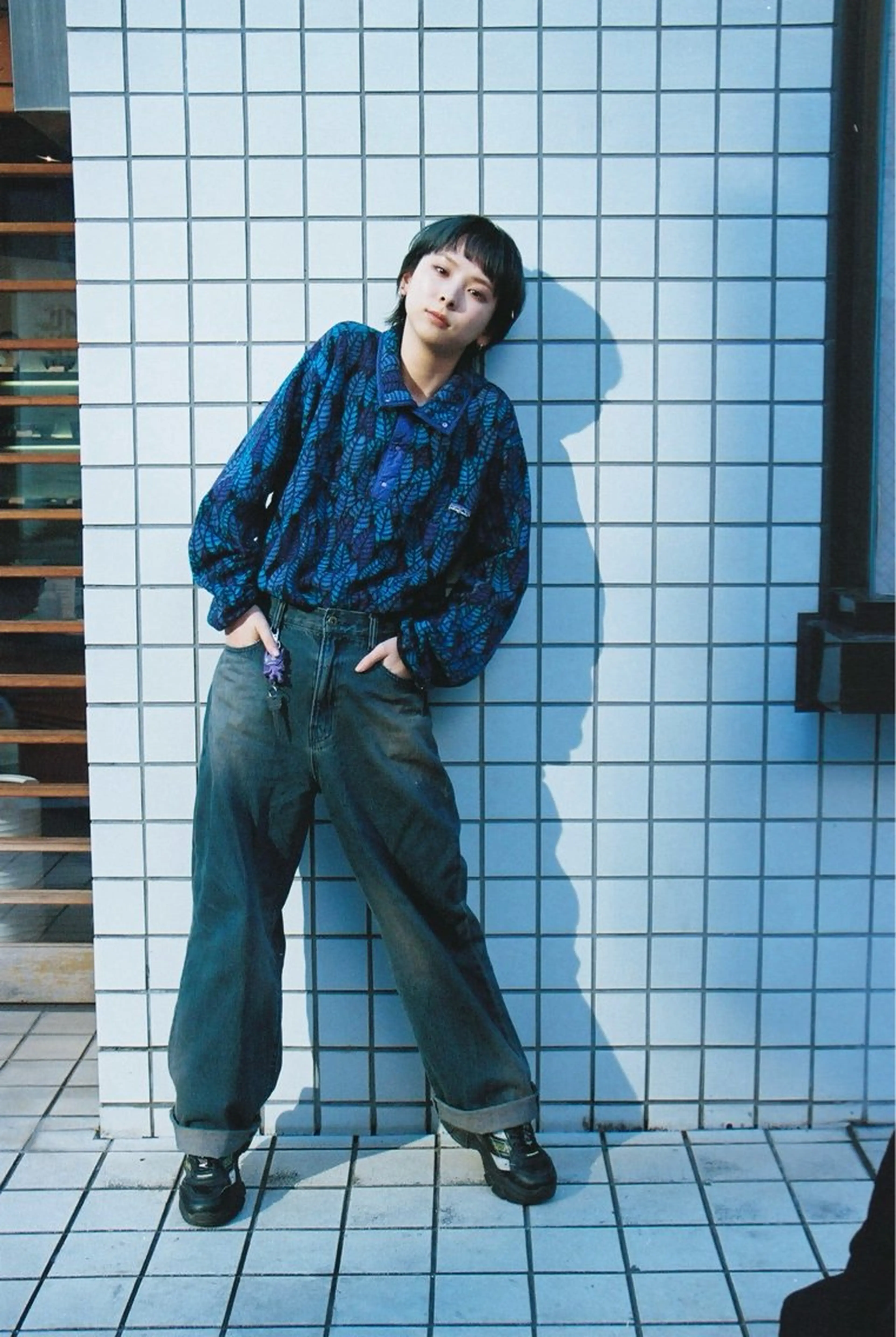 ショート カラー 似合わせカット /パーマ岡本淳平のヘアスタイル