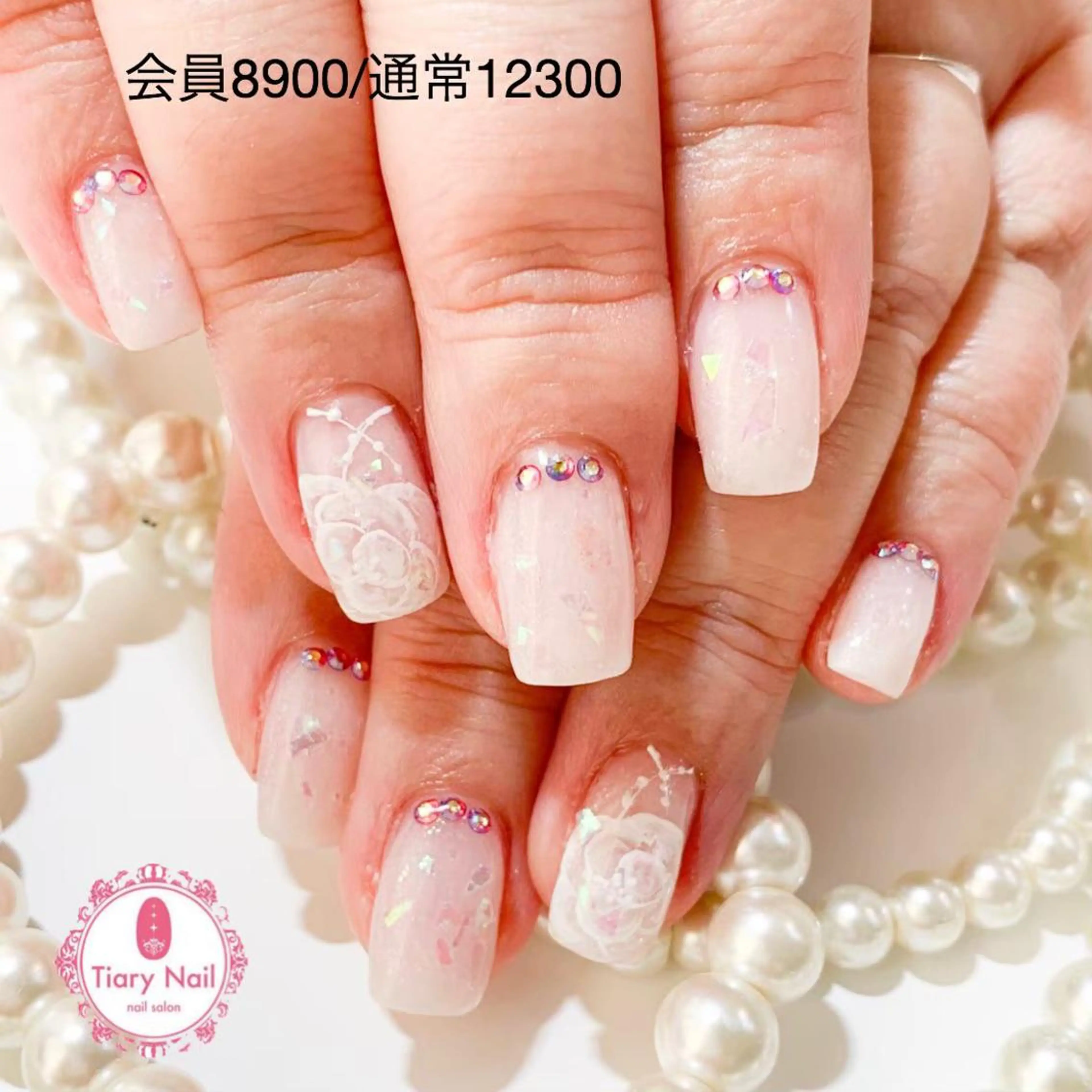 ネイル 💗🪽Tiary Nail🪽💗のネイルデザイン