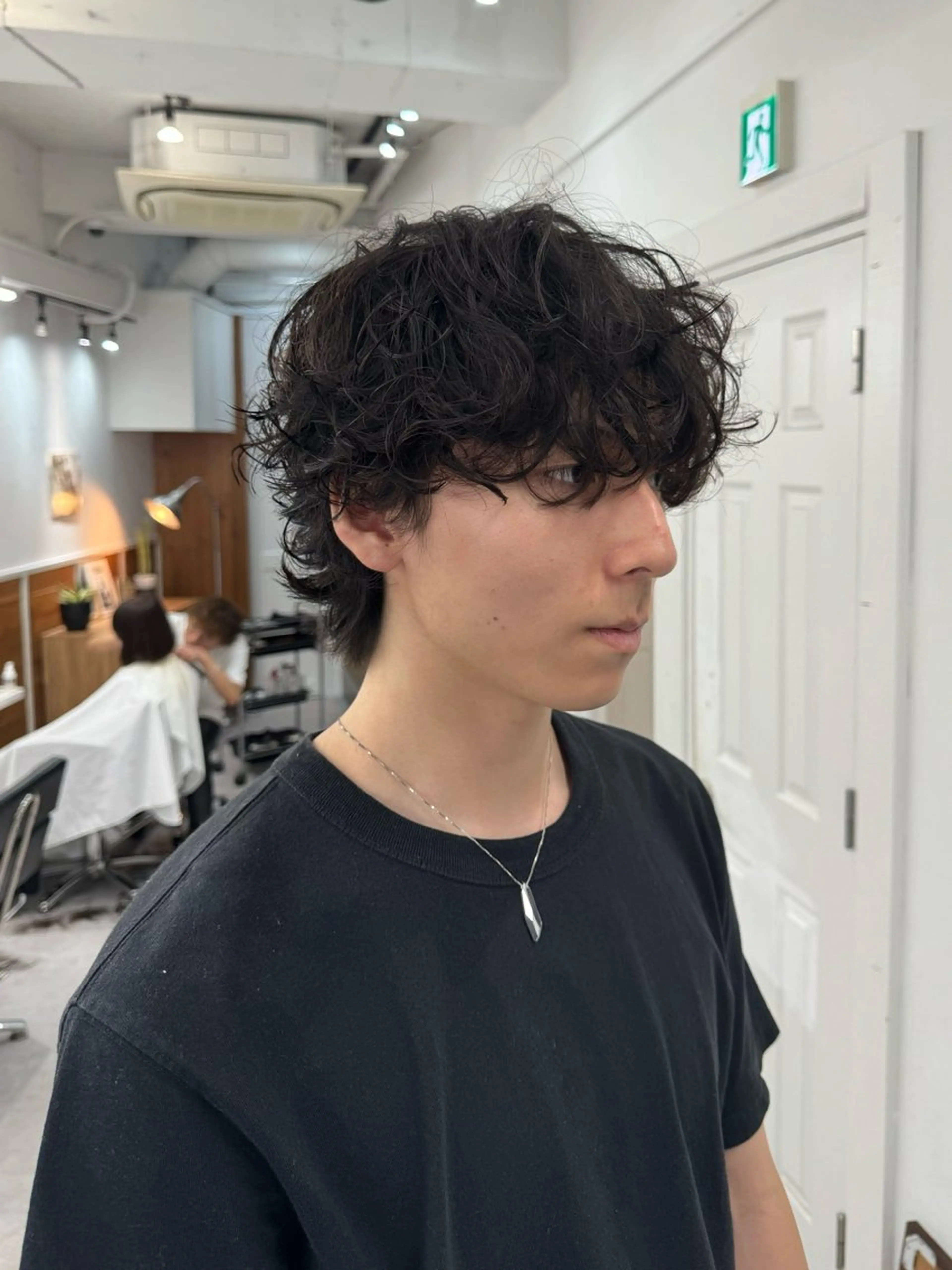 パーマ メンズ メンズパーマ カット パーマ シャドウパーマ/ 波巻パーマYu-Kiのヘアスタイル