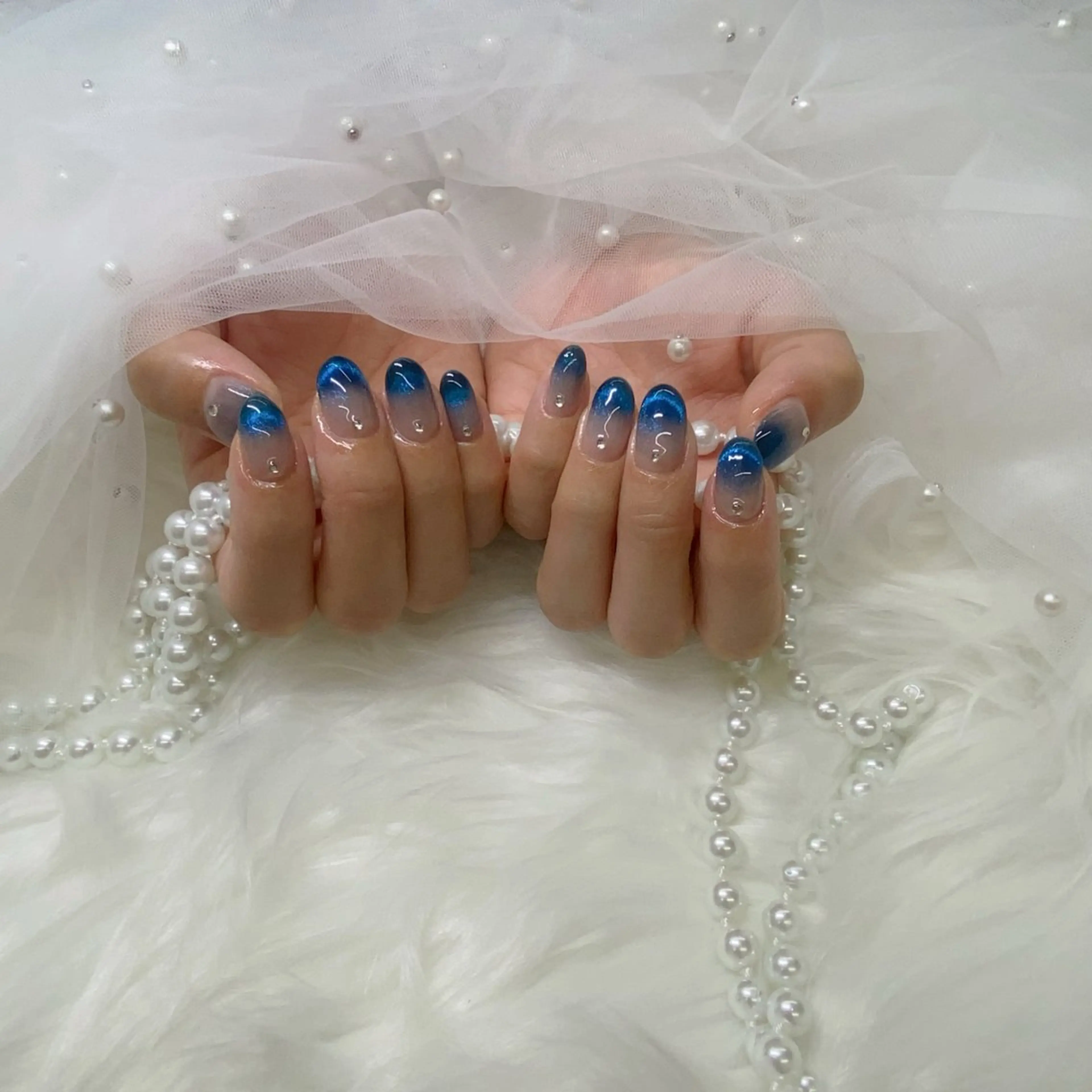 ネイル ETERNA Nail 銀座店【パラジェル/フィルイン/チップ長さだし/マグネット/ニュアンス】所属・ア カリのネイルデザイン