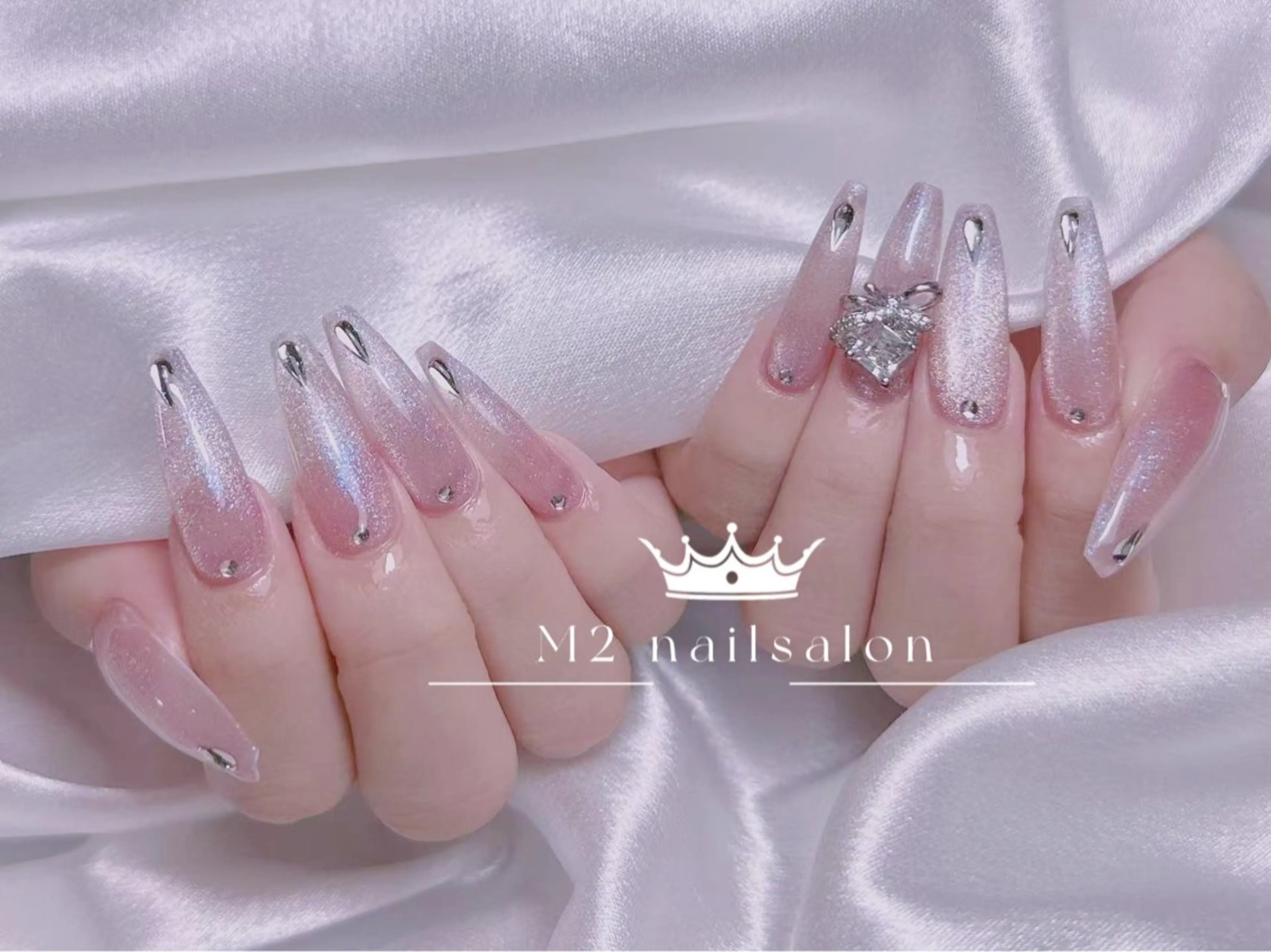 ネイル ハンドネイル 長さだし専門店 M2　rikaのネイルデザイン