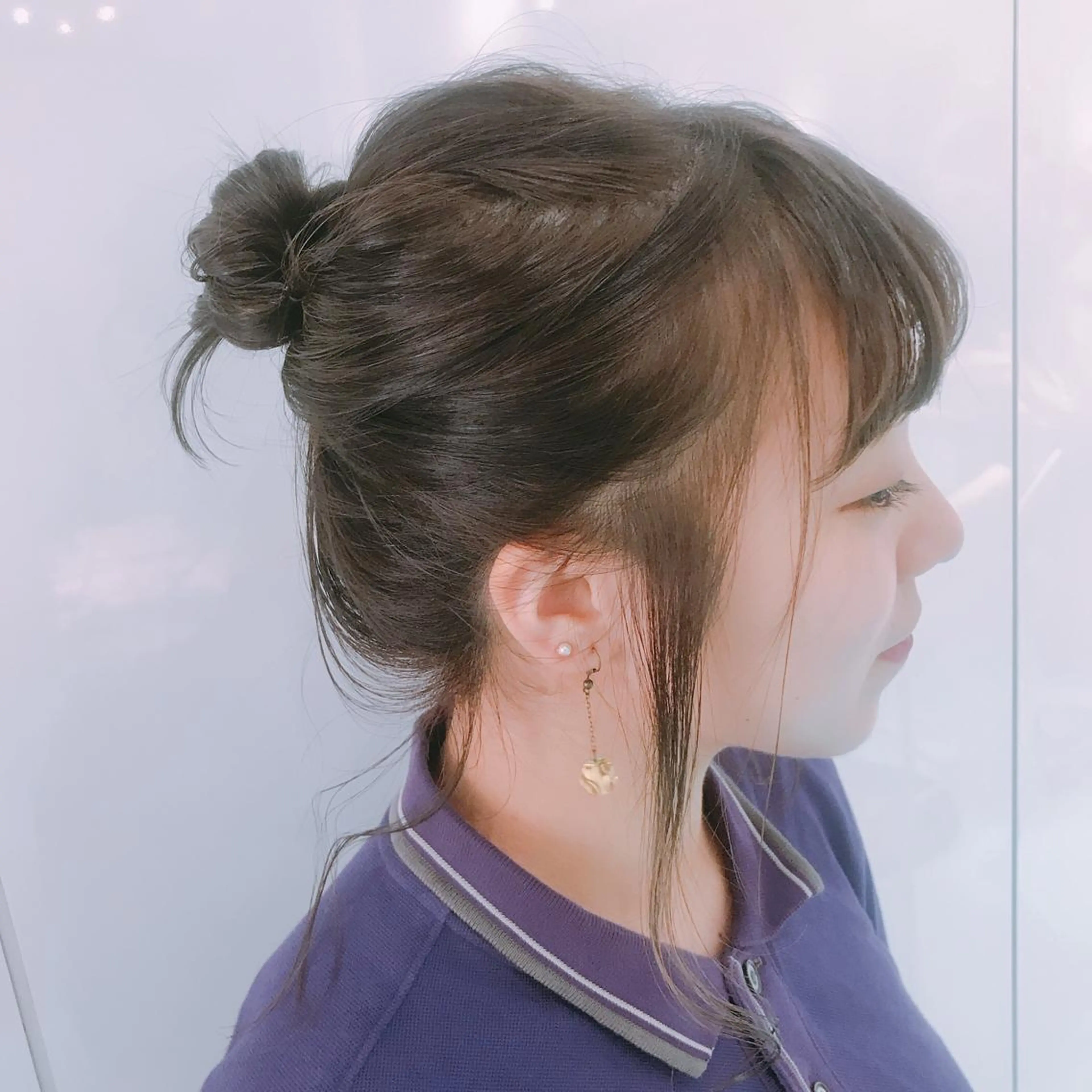 ヘアアレンジ ヘアセット pole/apartment所属・💓パーマ，💗 レイヤーカットのヘアスタイル