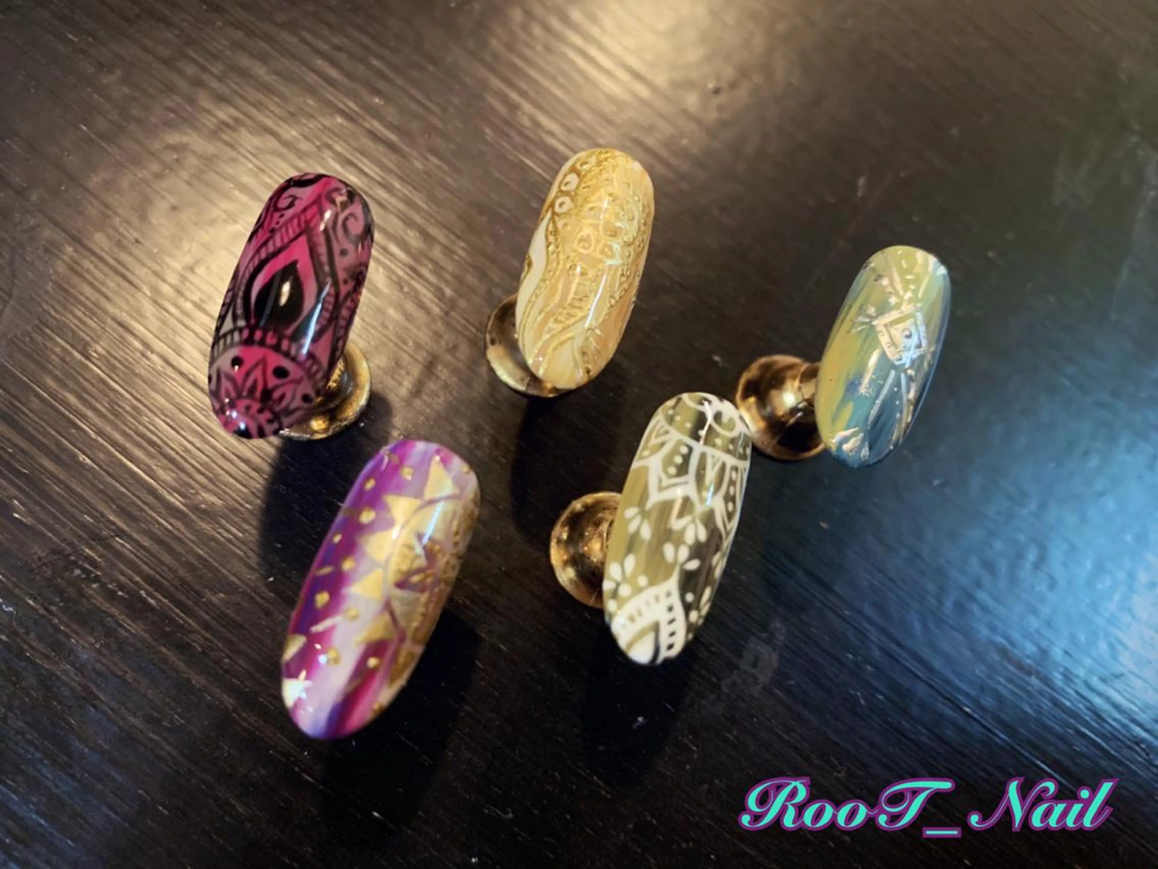 メンズ ネイル アートネイル ハンドネイル RooT Nailのネイルデザイン