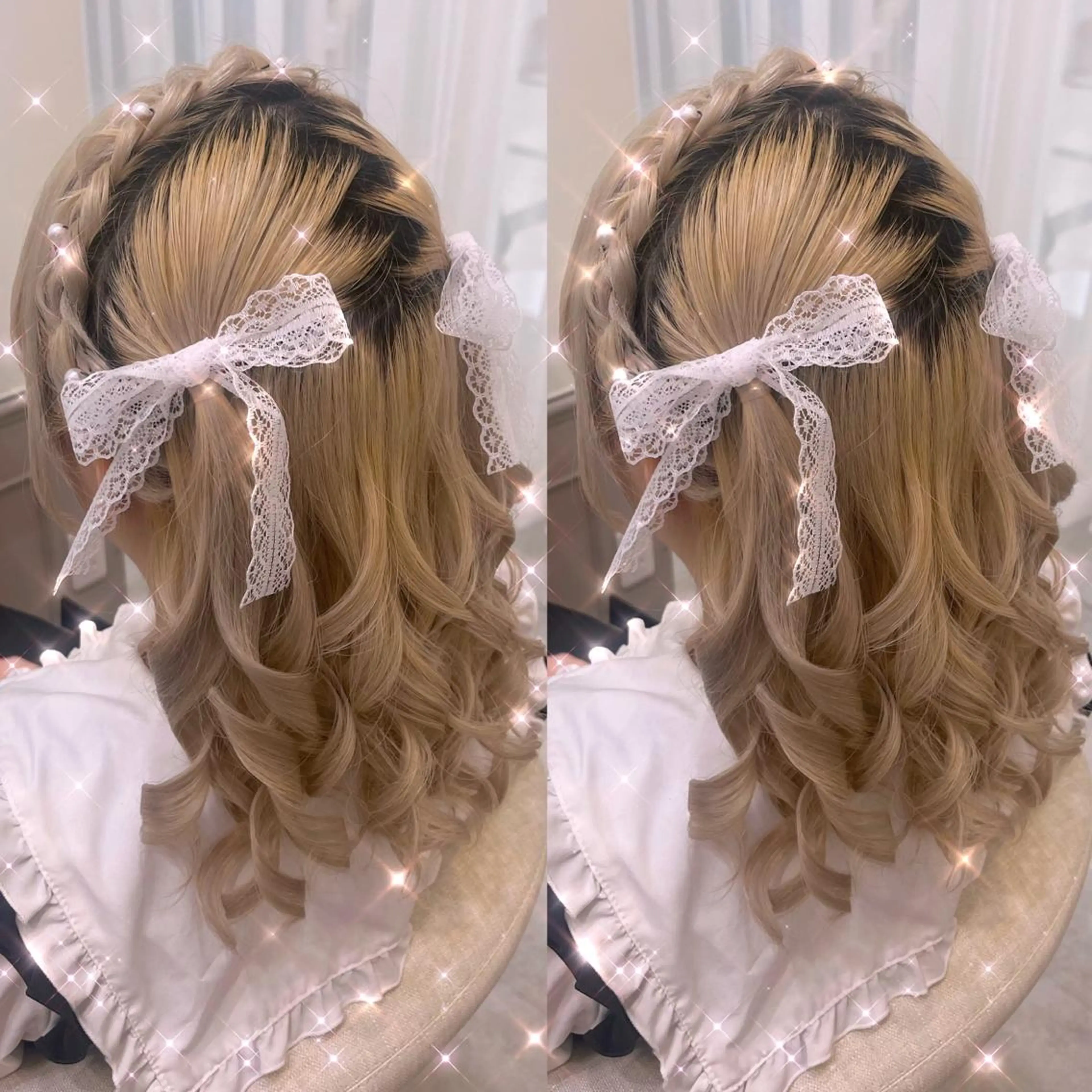 セミロング ヘアアレンジ ヘアセット lien ヒジリのその他イメージ