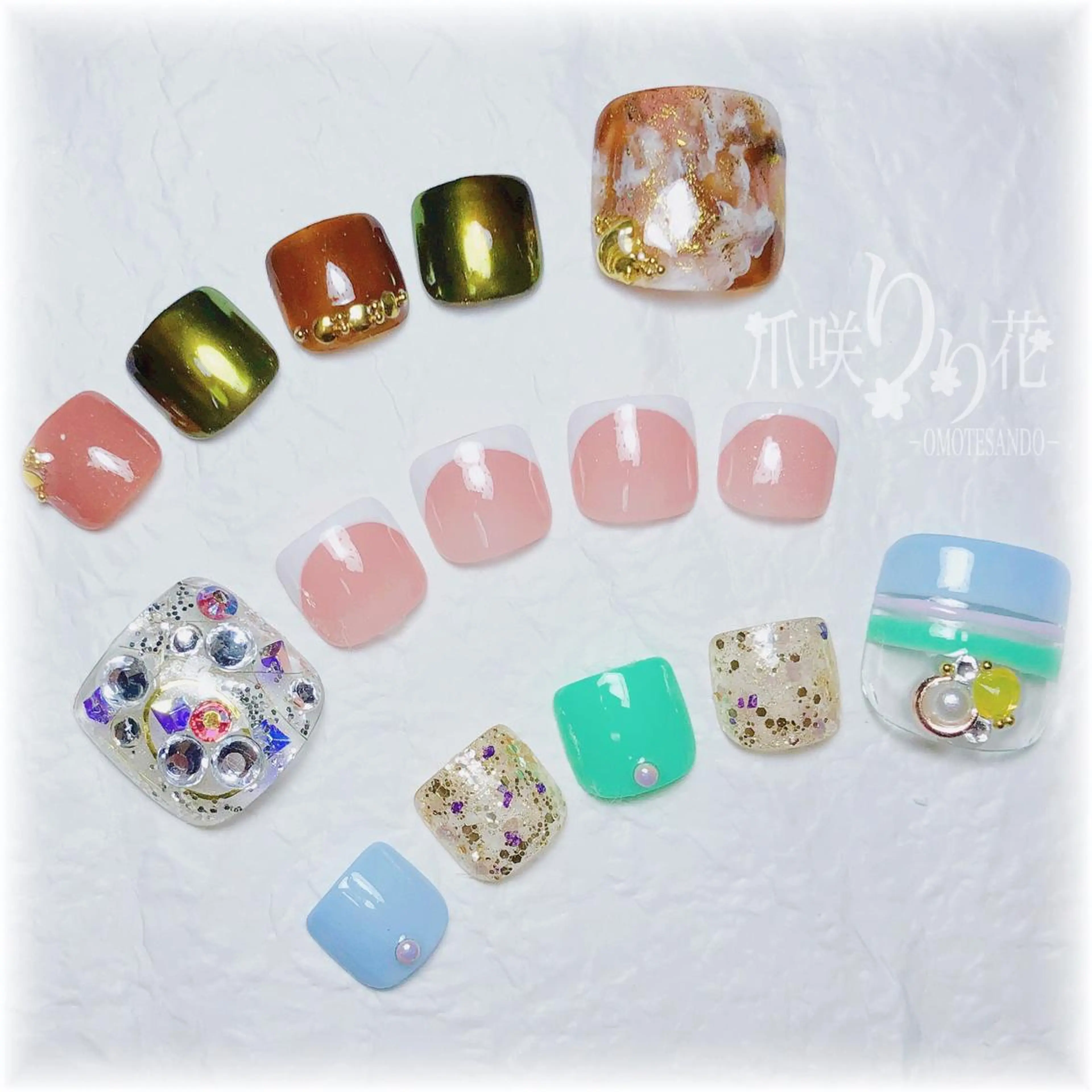 ネイル 爪咲 りり花のネイルデザイン