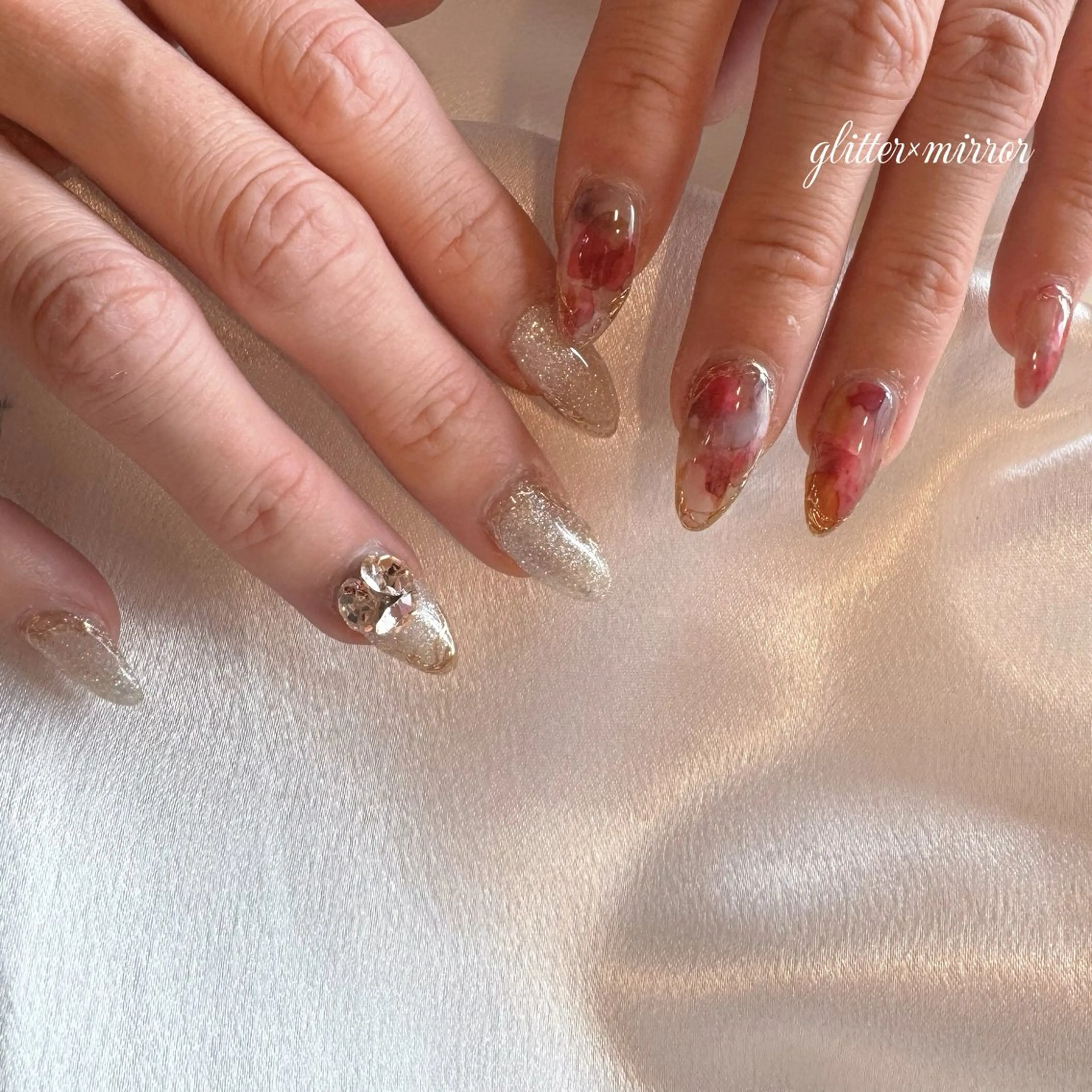 ネイル ハンドネイル nail&eyelash mate所属・京都/東向日/桂 ayumiのネイルデザイン