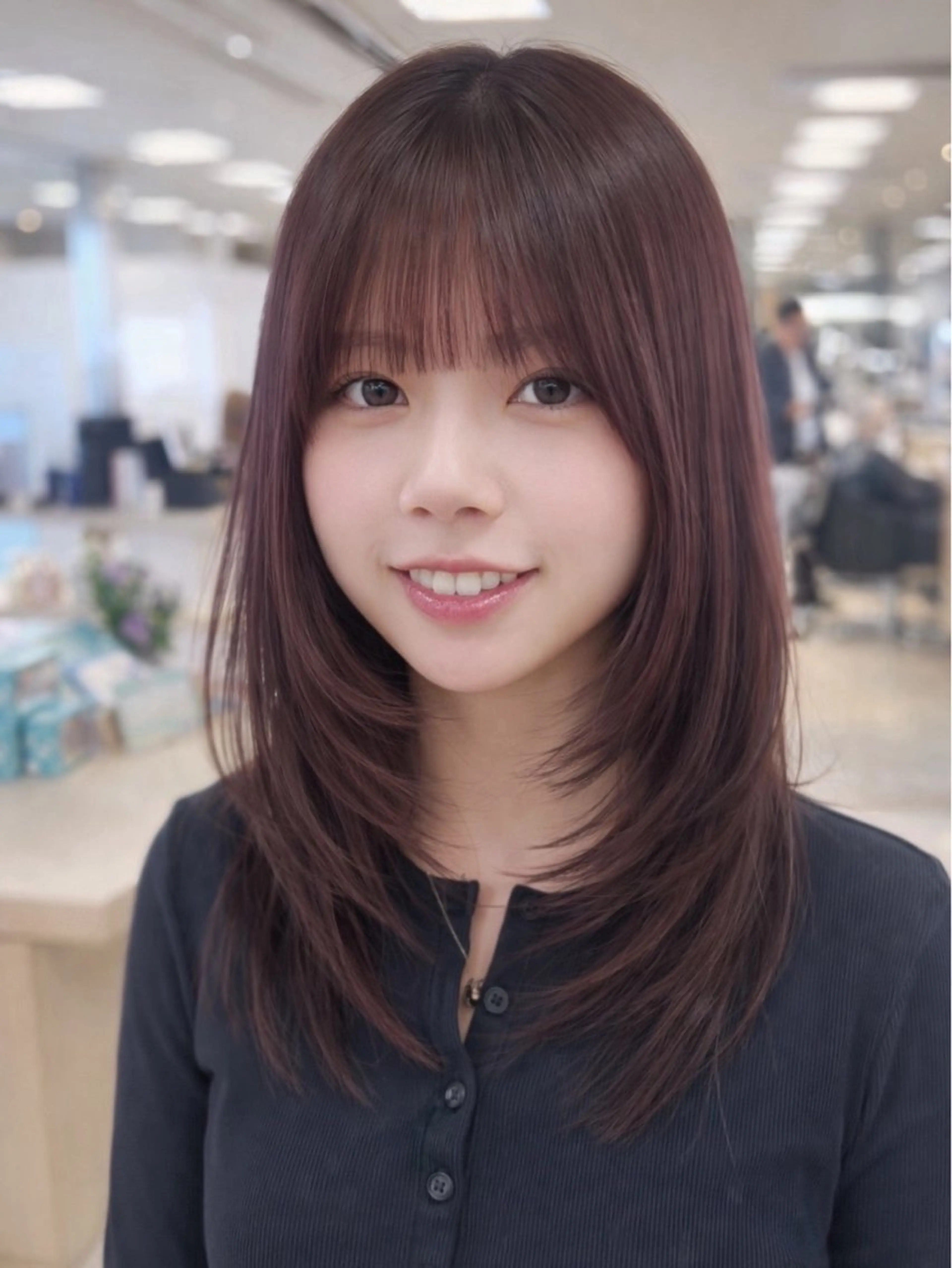 セミロング カラー ブリーチ デザインカラー ダブルカラー インナーカラー レイヤーカット カット ヘアカラー トリートメント ヘッドスパ ヘアセット ハイトーン/ウルフ /レイヤー/坂野幸伸のヘアスタイル