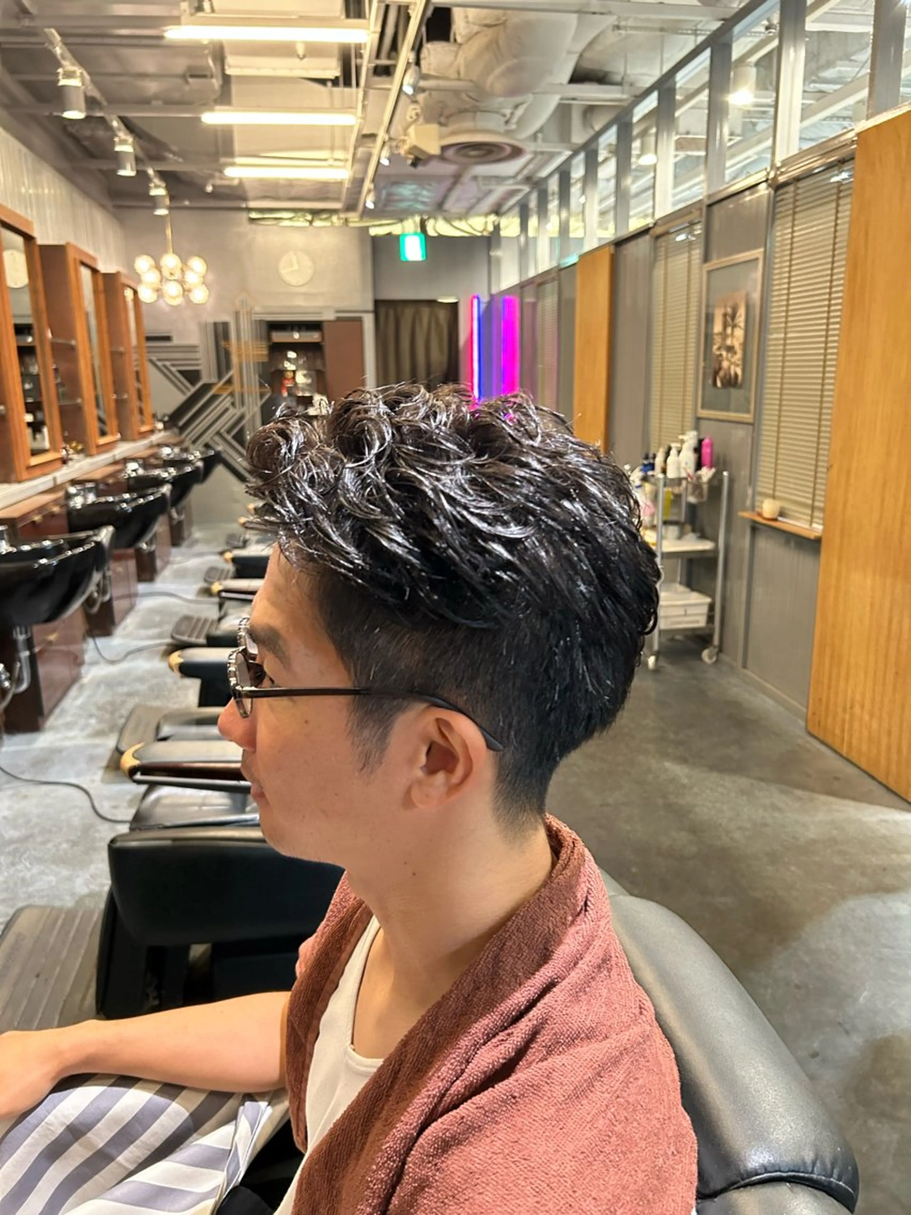 パーマ メンズ yard所属・金苗 仁和のヘアスタイル