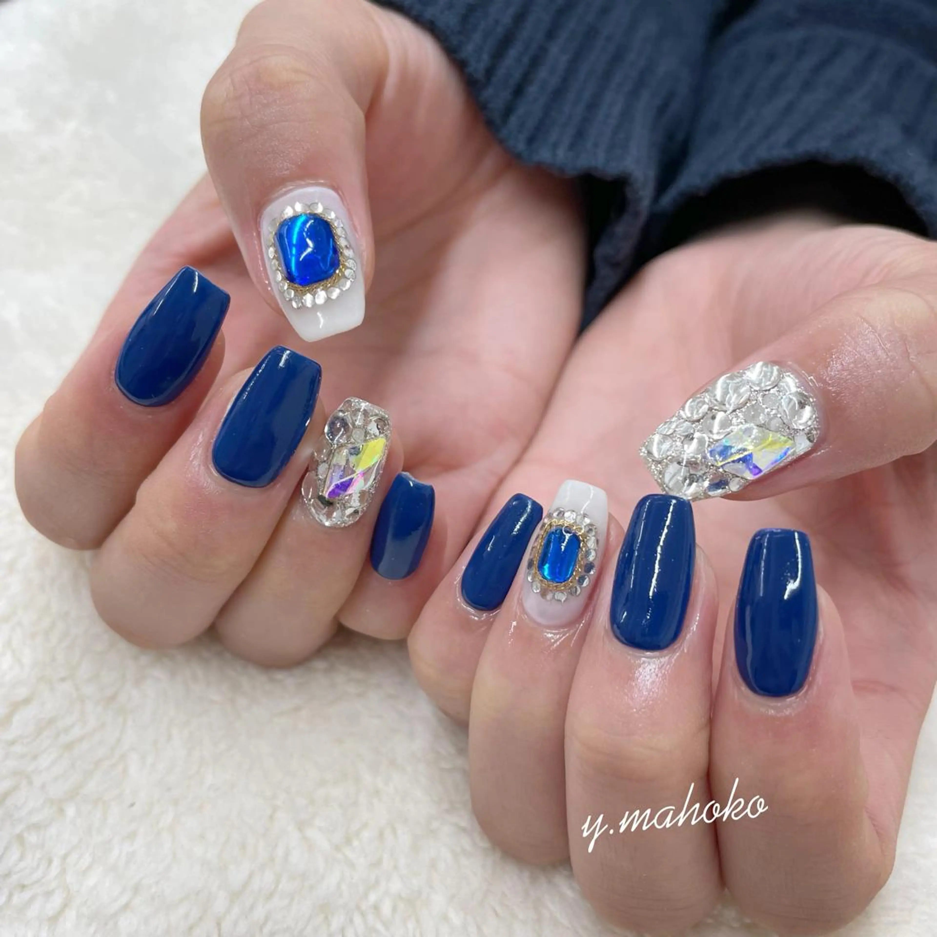 ネイル ハンドネイル She nail studio 原宿所属・パラジェル有/ スカルプ/mahoのネイルデザイン