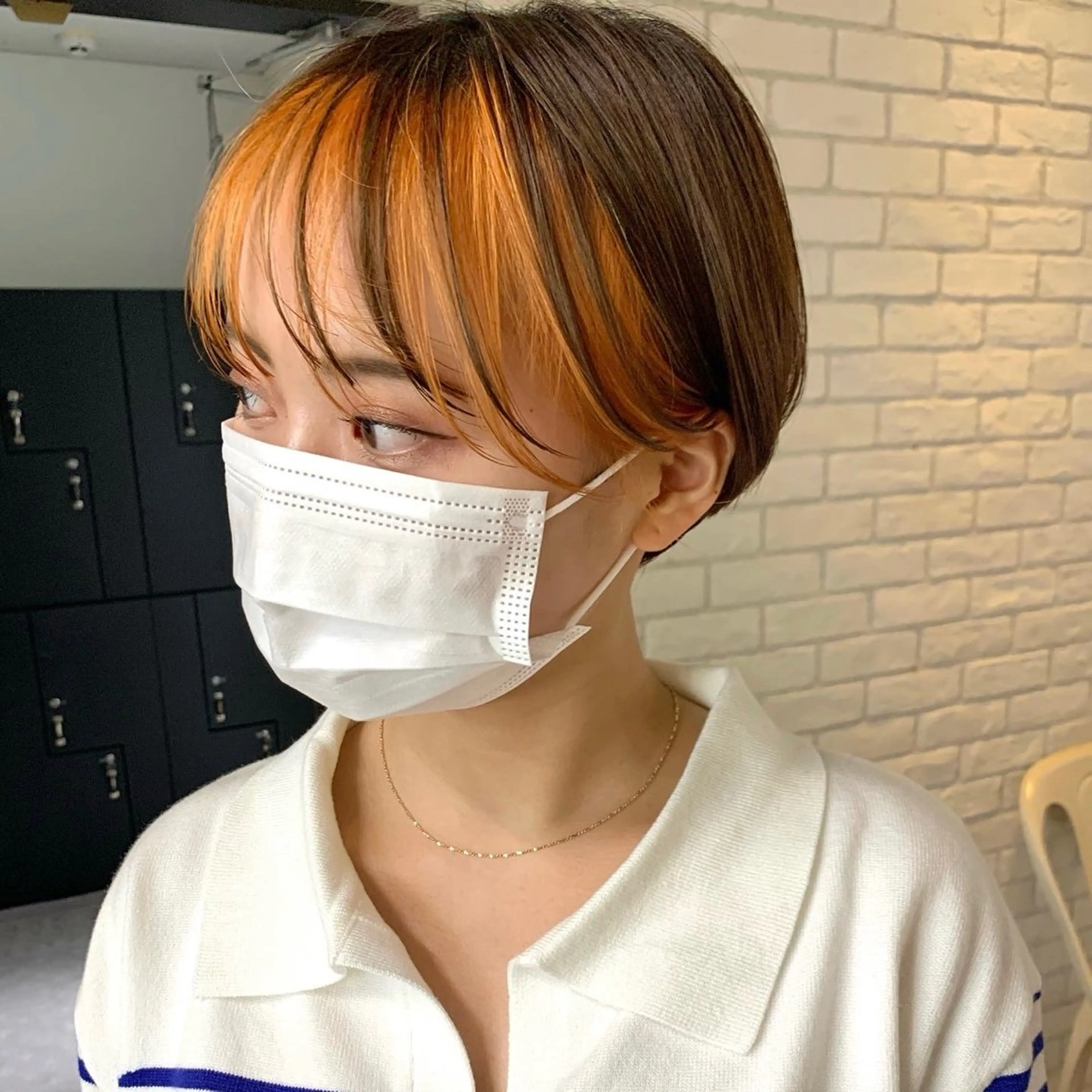 ショート カラー 銀座/メンズ特化/ ハイトーン/KANのヘアスタイル